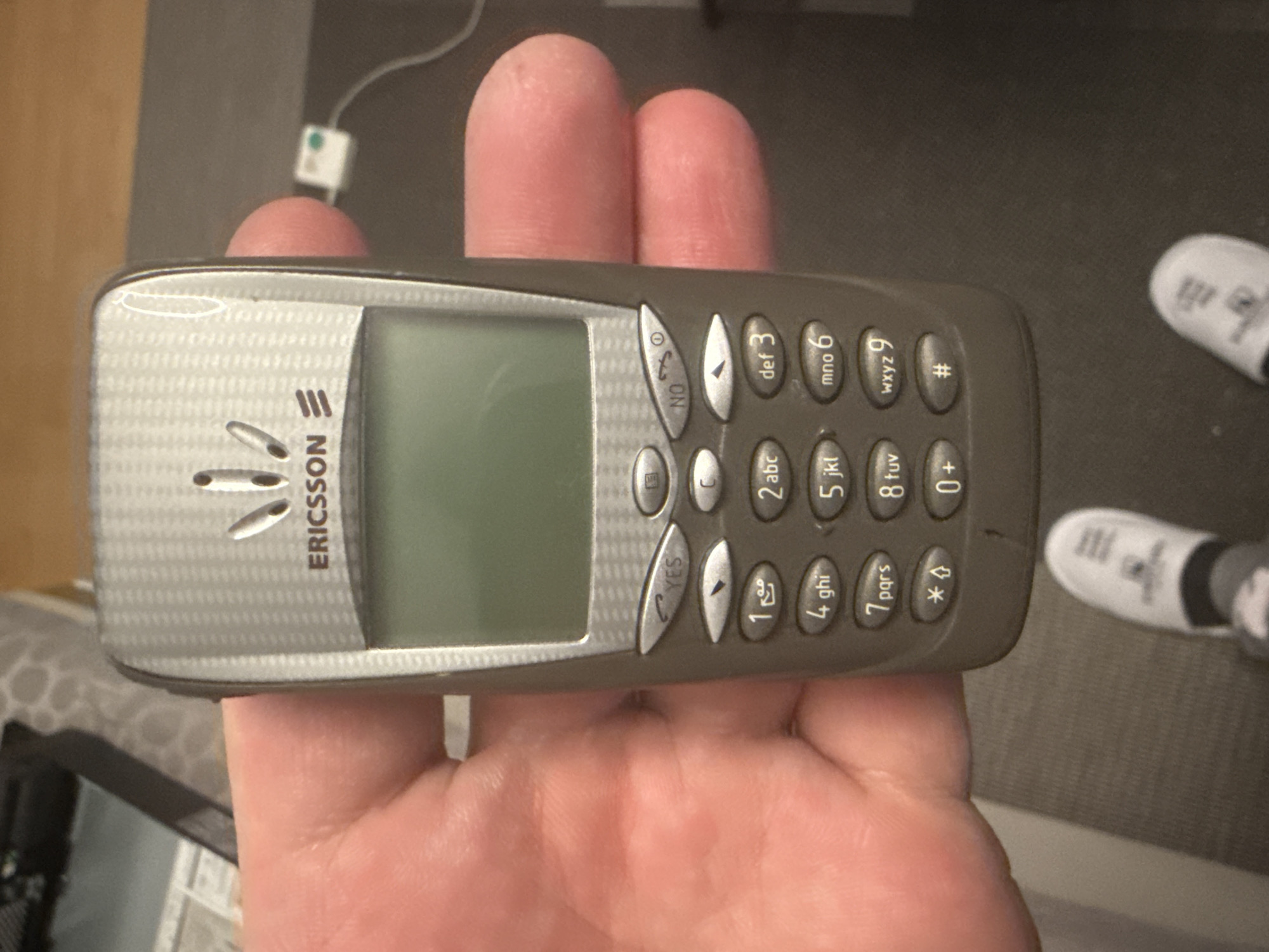 Vintage phone and bubble gum documented in Munich