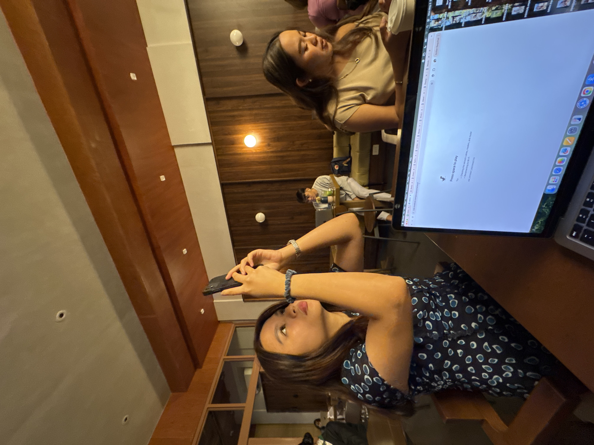 Morning social activity at Manu café in Davao City