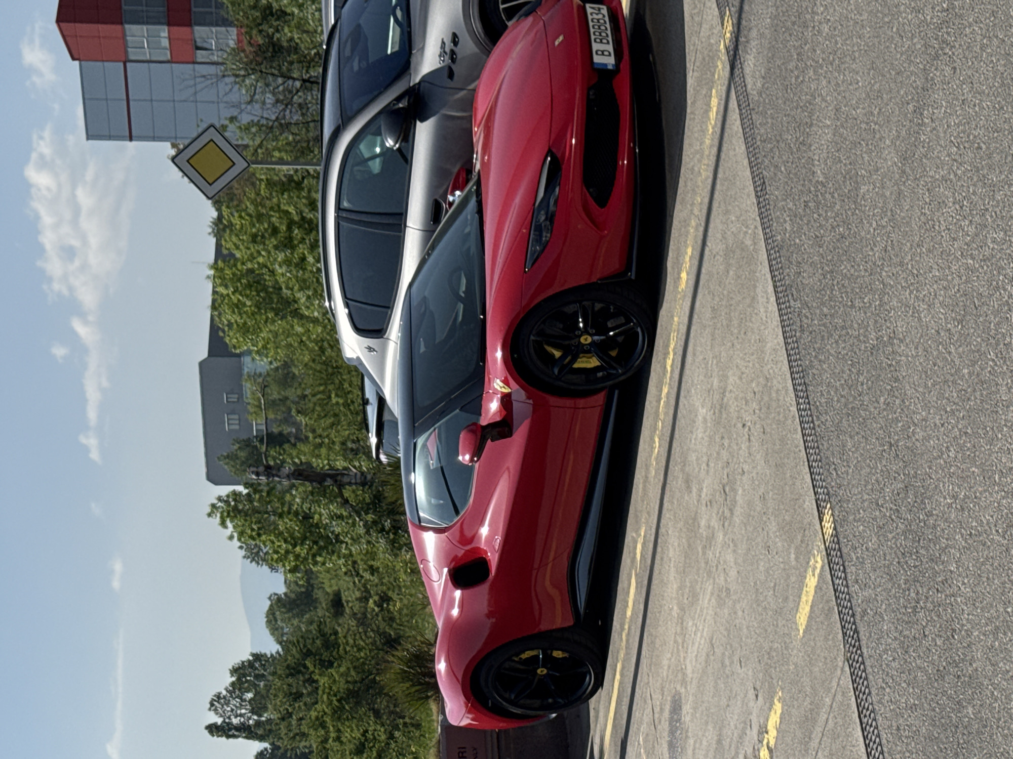 Luxury cars spotted at Sofia dealership early morning