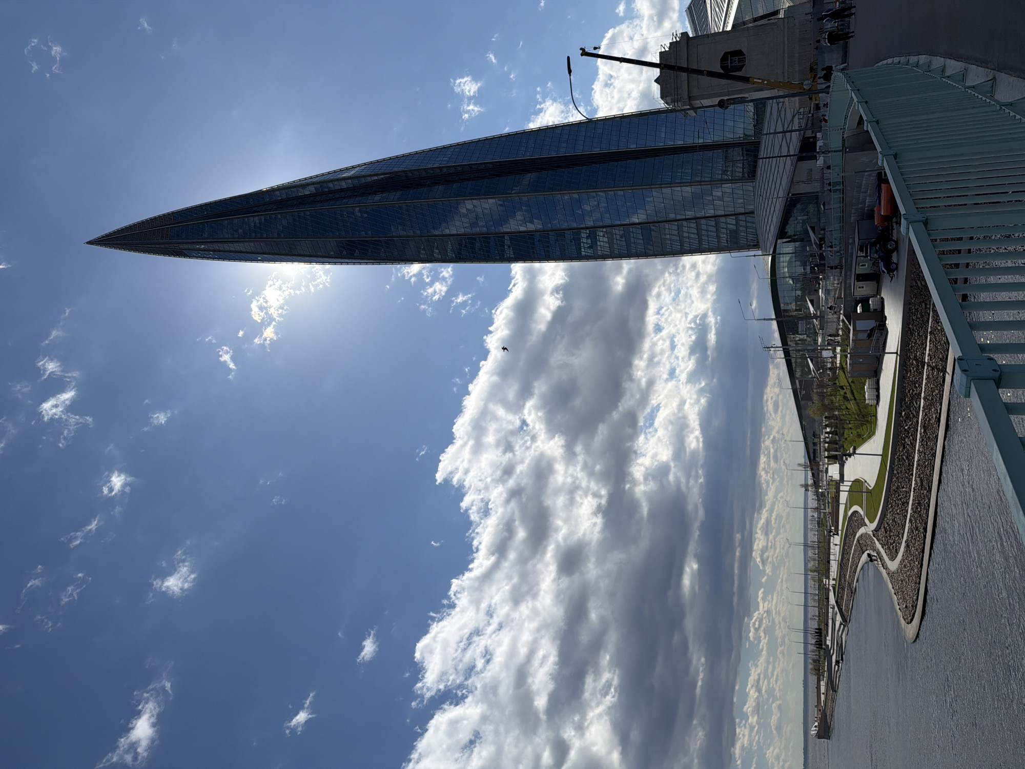 Everyday moments captured around Saint Petersburg's Lakhta Center skyscraper