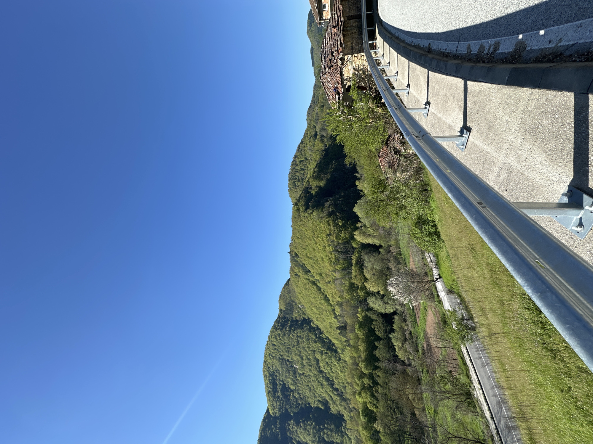 Morning drive captures scenic Bulgarian hillside views near Srednogortsi