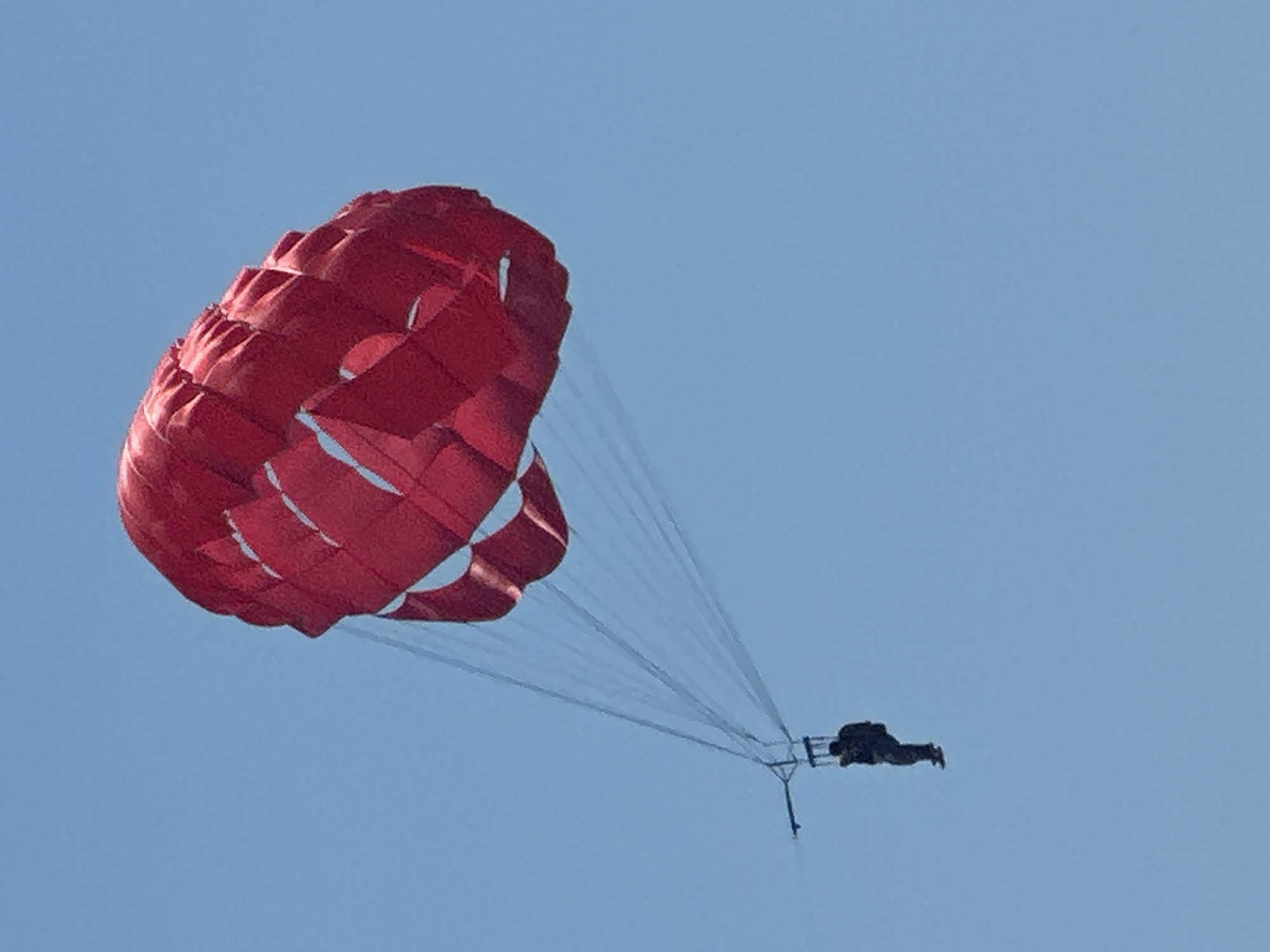 Parasailing and paddleboarding fill a sunny afternoon in Boreti