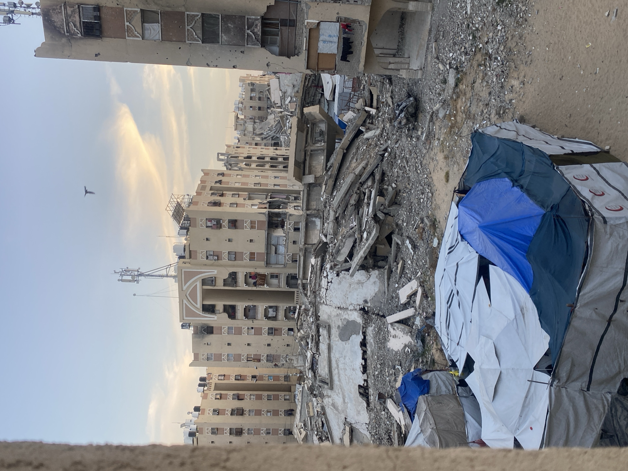 Witnesses document destruction, displacement conditions in Khan Yunis