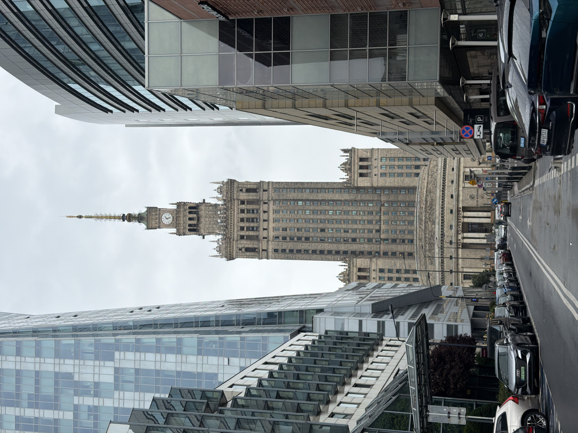 Street-level Warsaw: Soviet landmark, glass towers, and street art