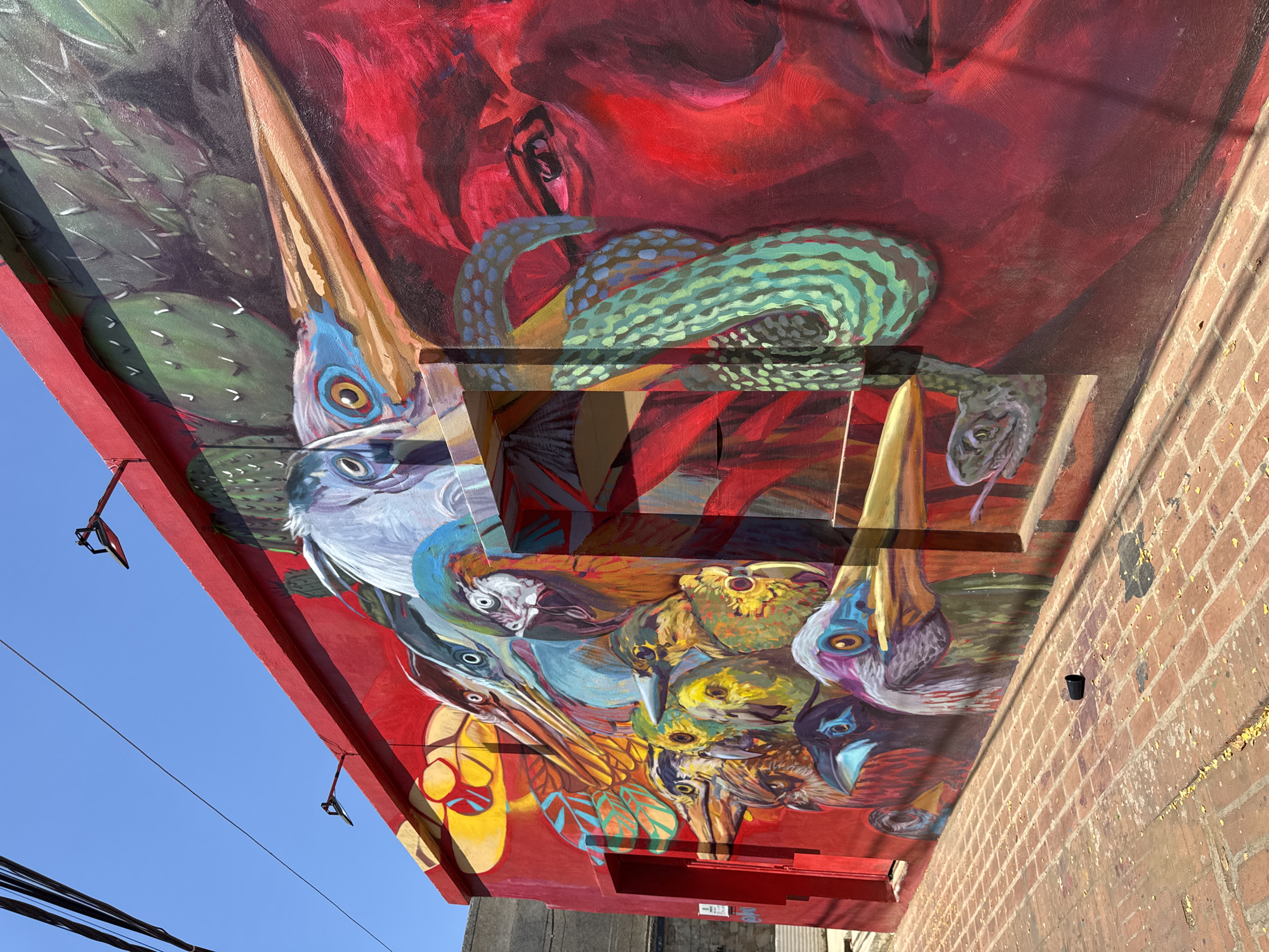 Vibrant street murals documented in La Asuncion, Venezuela