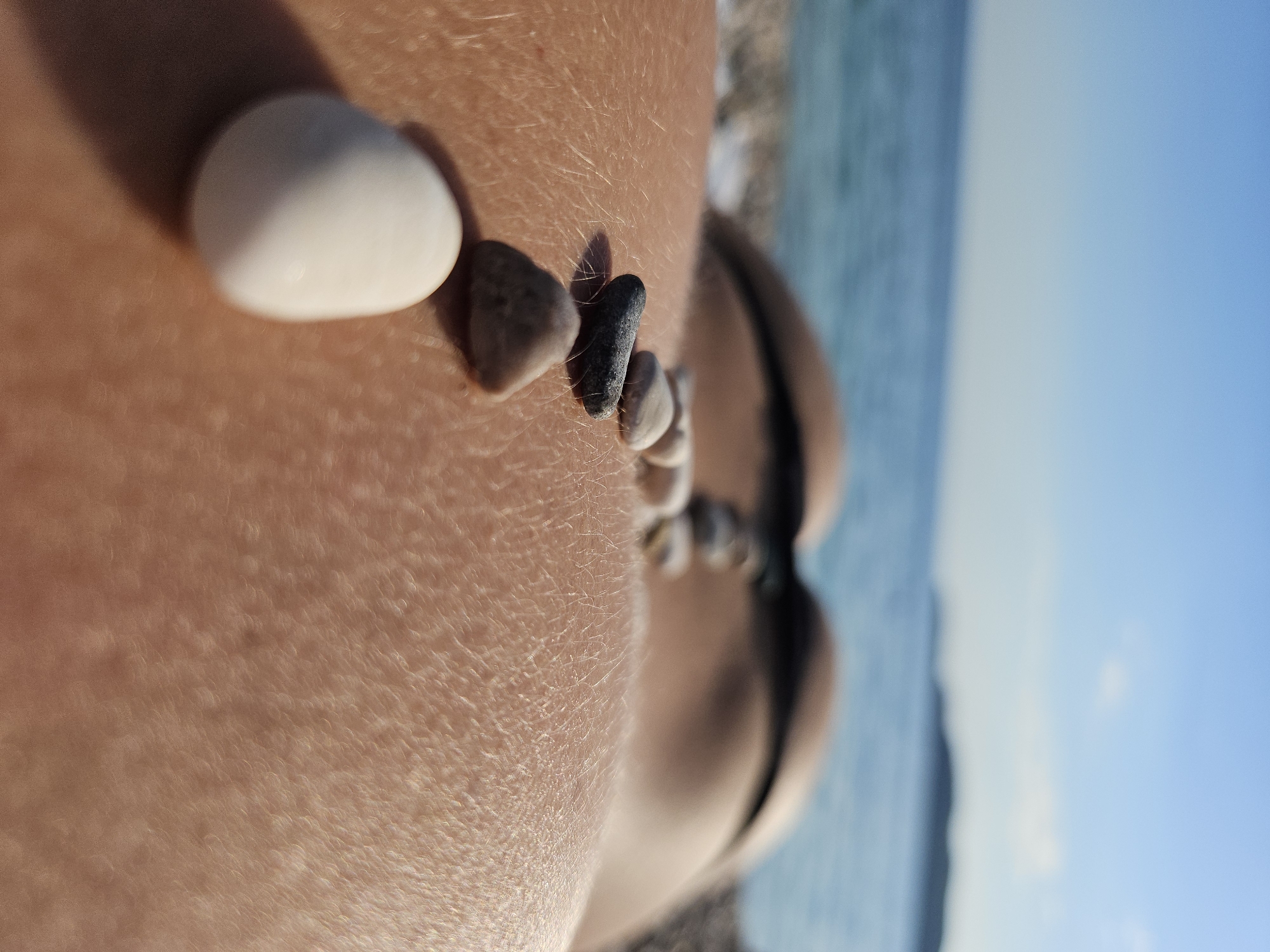 Beach relaxation followed by mountain drive on warm afternoon