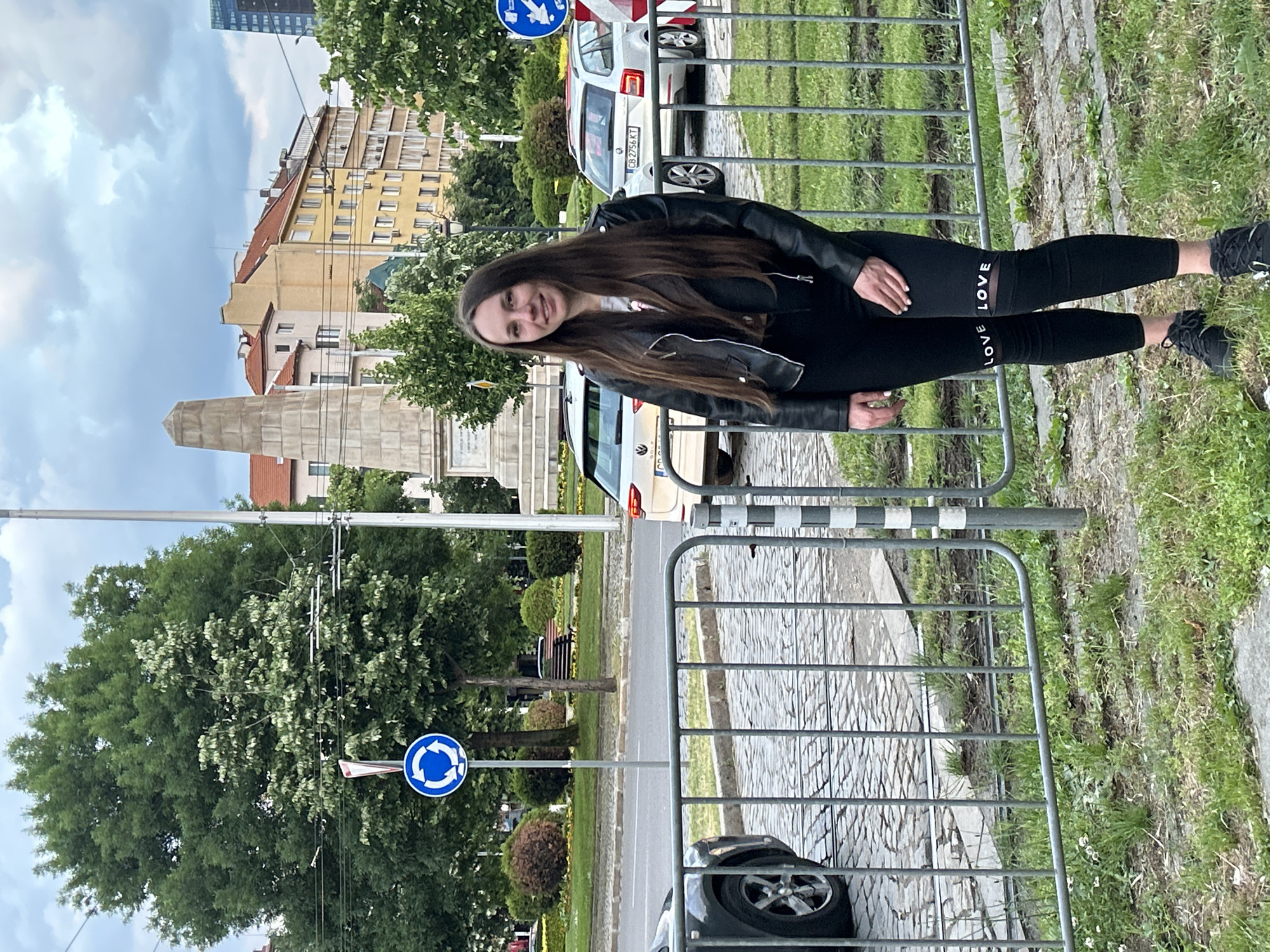 Street scenes documented in Sofia during cloudy afternoon