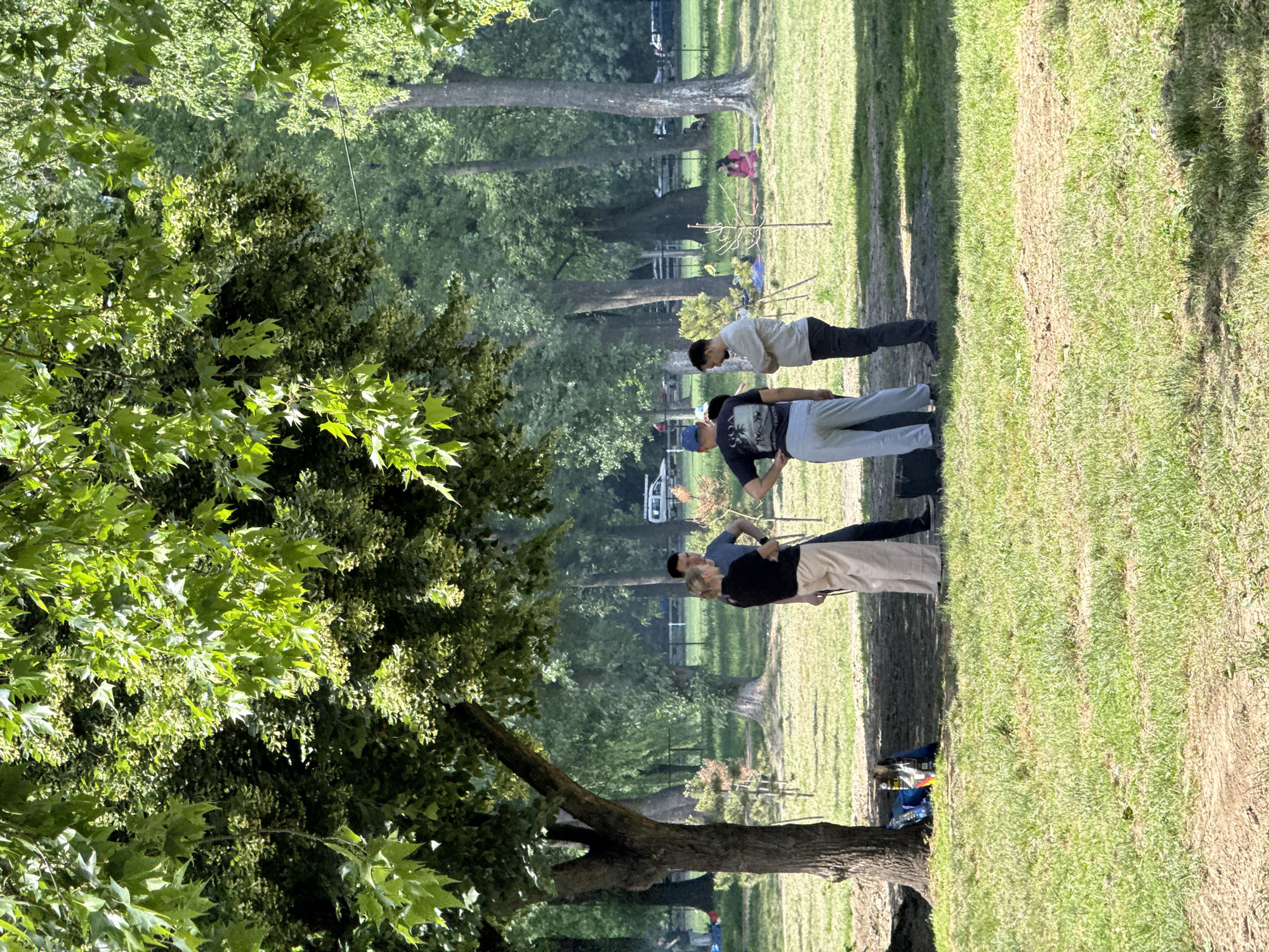 Park visitors gather, walk in Cukarica municipality
