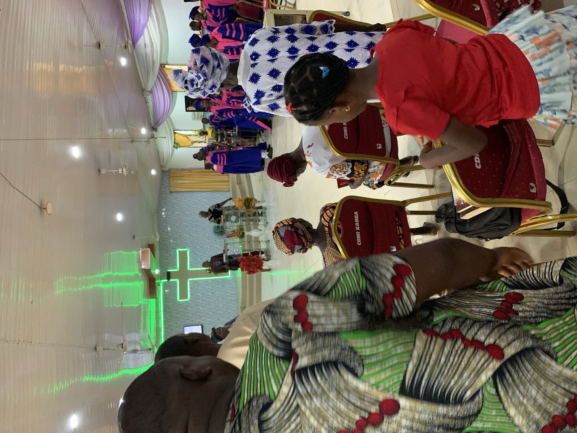 Church service with choir procession observed in Kabba, Nigeria