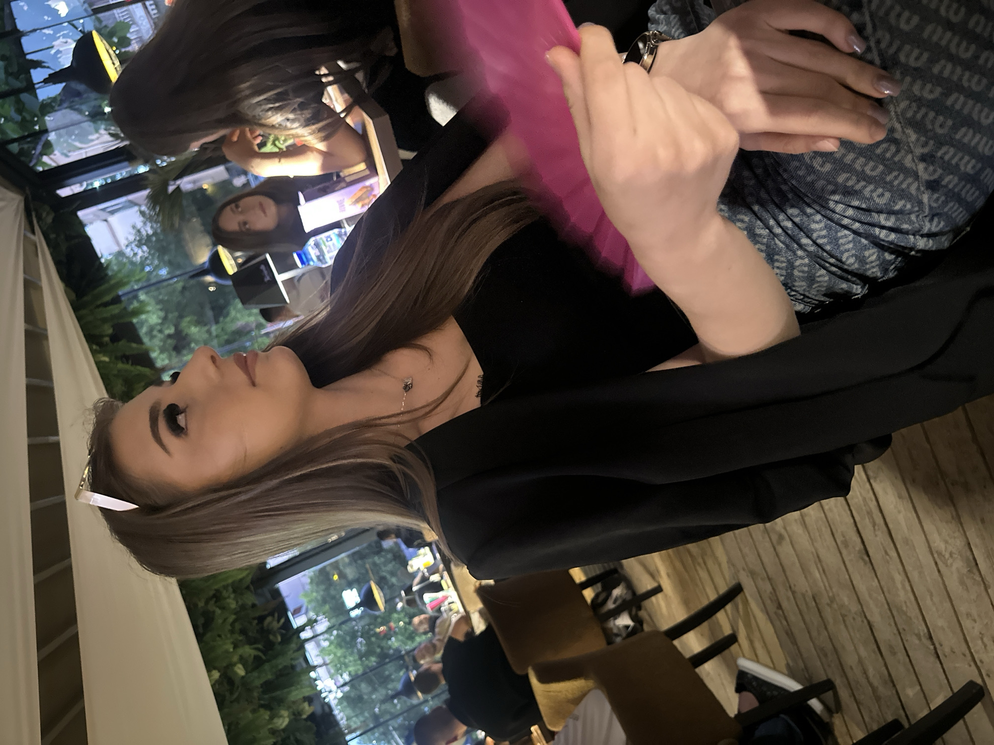 Evening dining moment captured at upscale Shumen restaurant