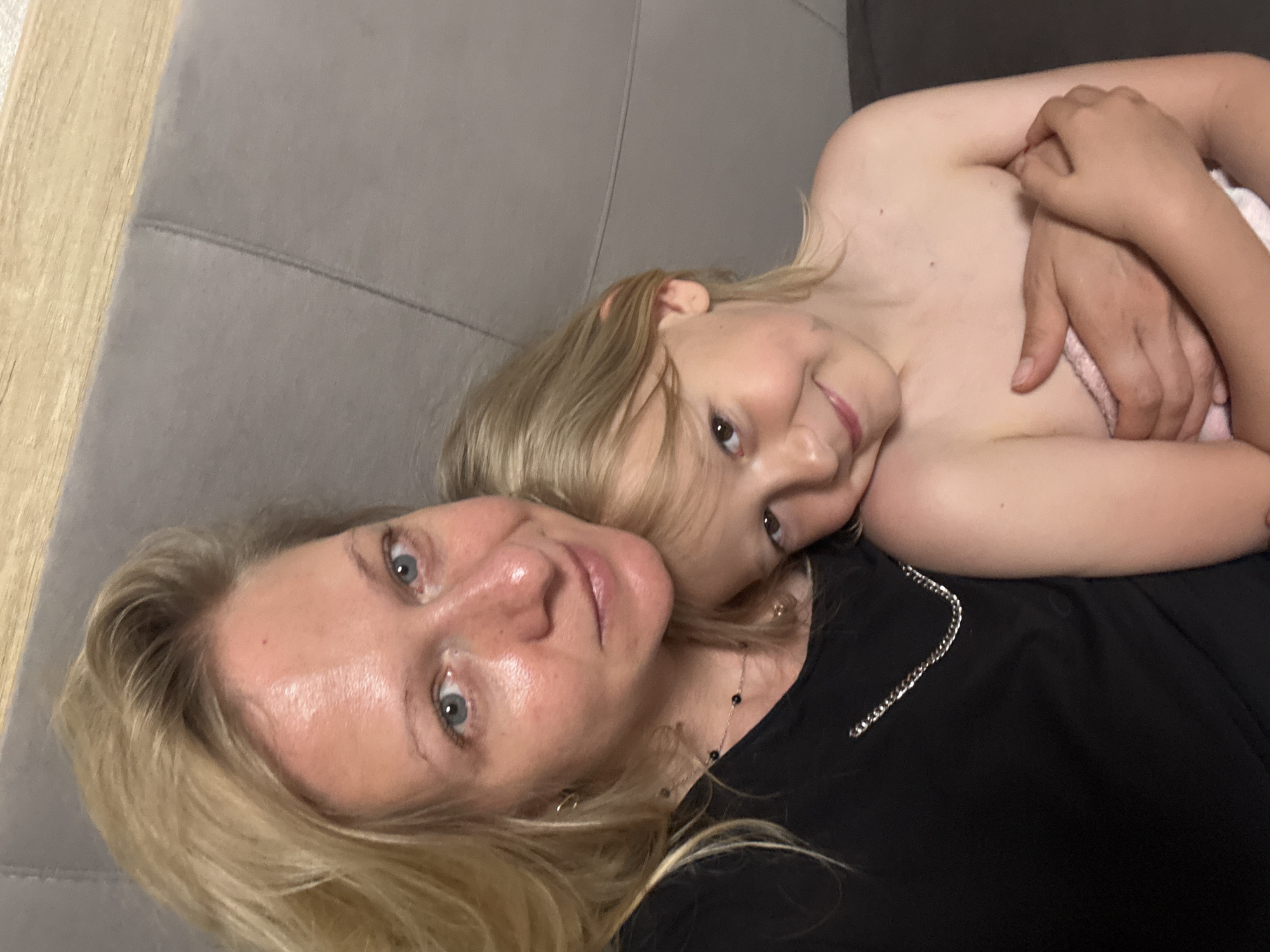 Morning family moments with pets captured across home