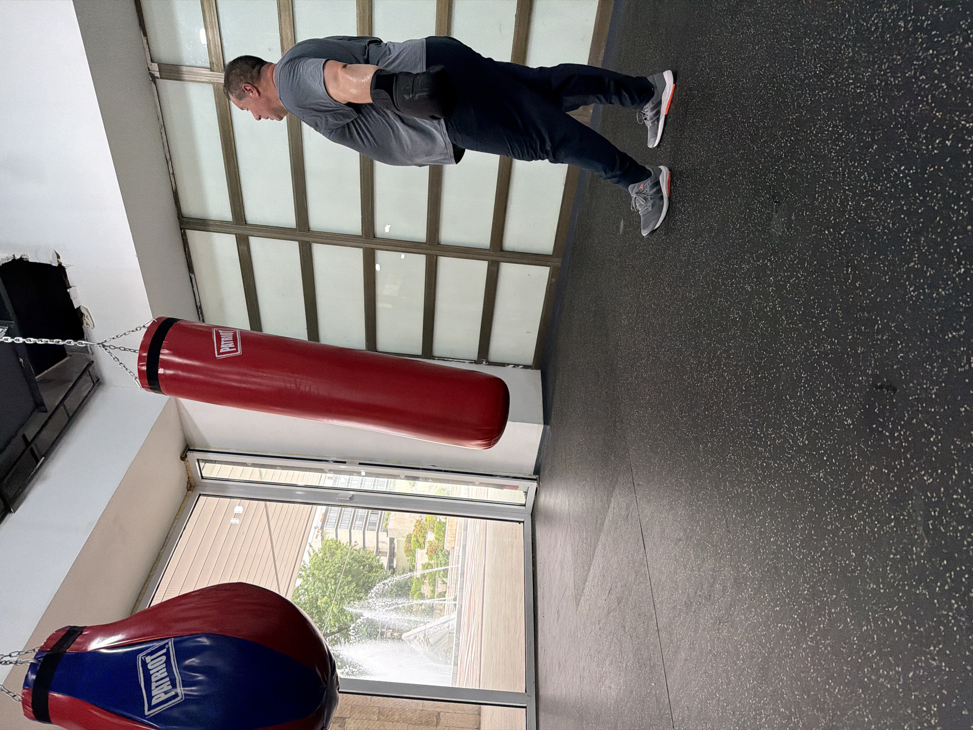 Morning workout session captured at Blagoevgrad gym