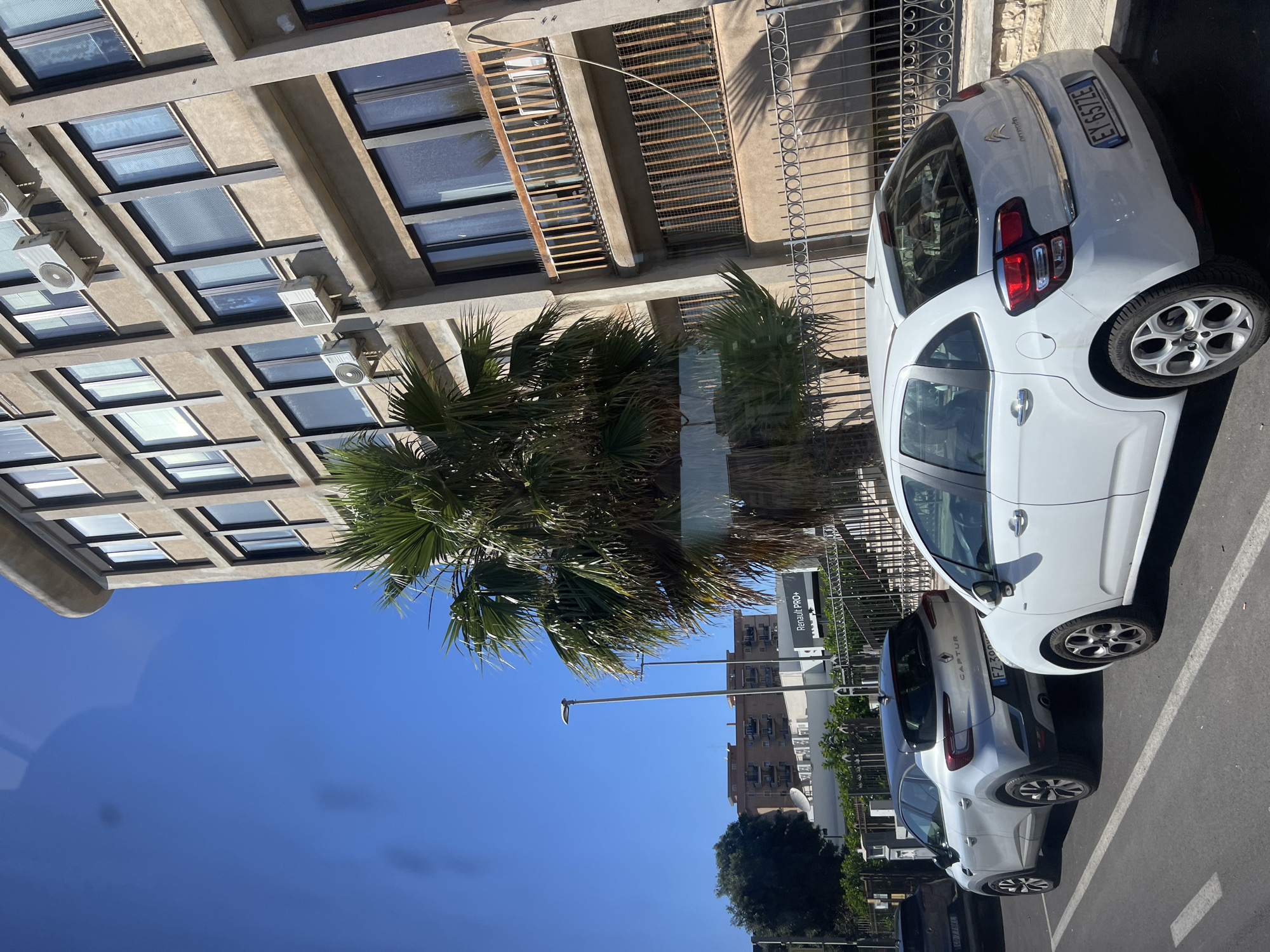 Clear day scenes captured from elevated view in Bari