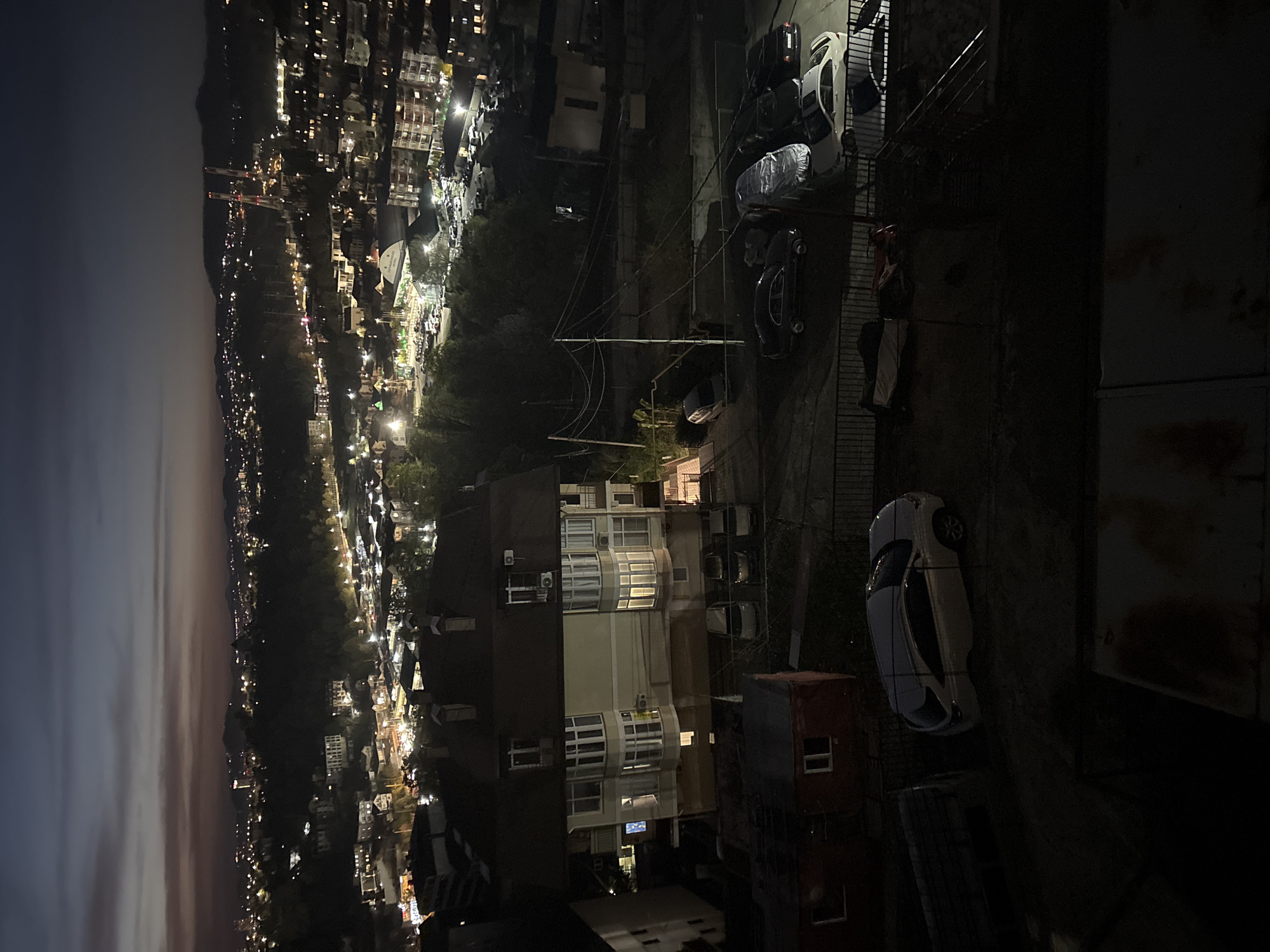 Nighttime residential observations recorded across Sochi, Russia