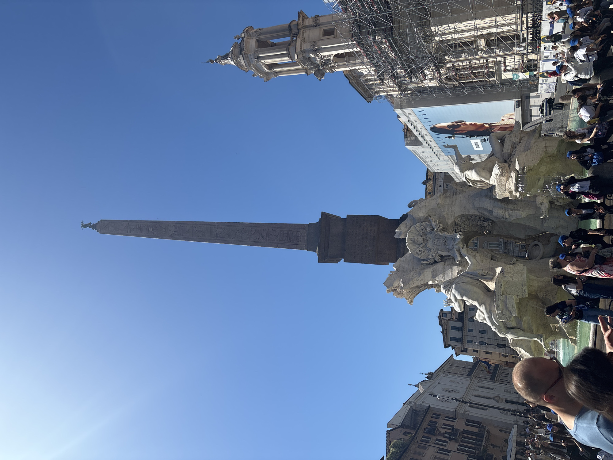 Morning scenes captured across Rome's historic center