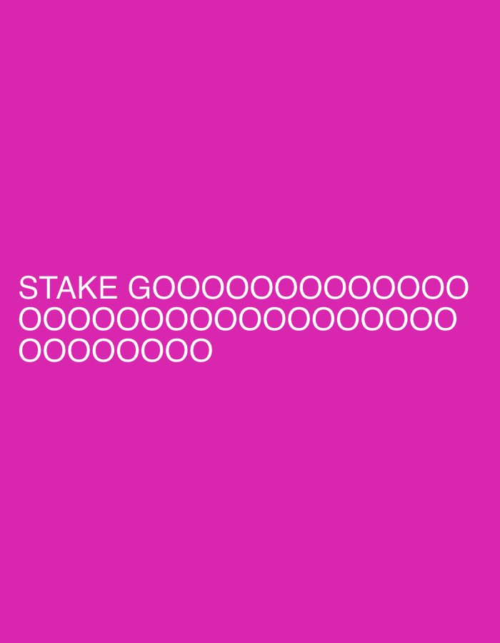 Coordinated stake promotion graphics posted in rapid succession