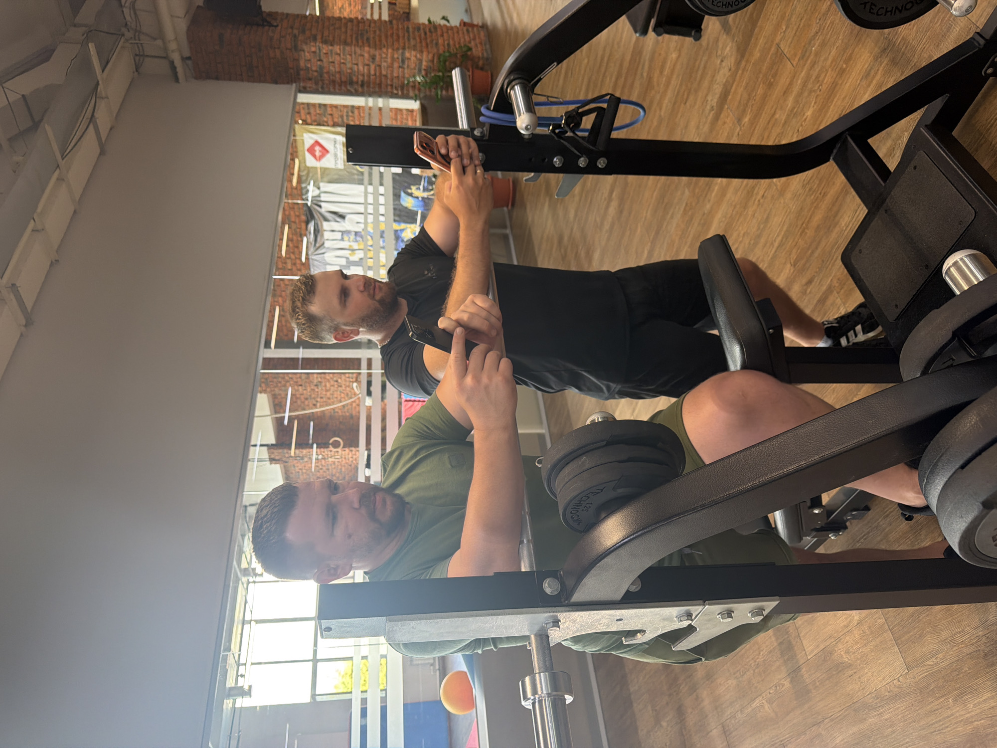 Gym session selfies and workouts in Chaikovsky, Russia