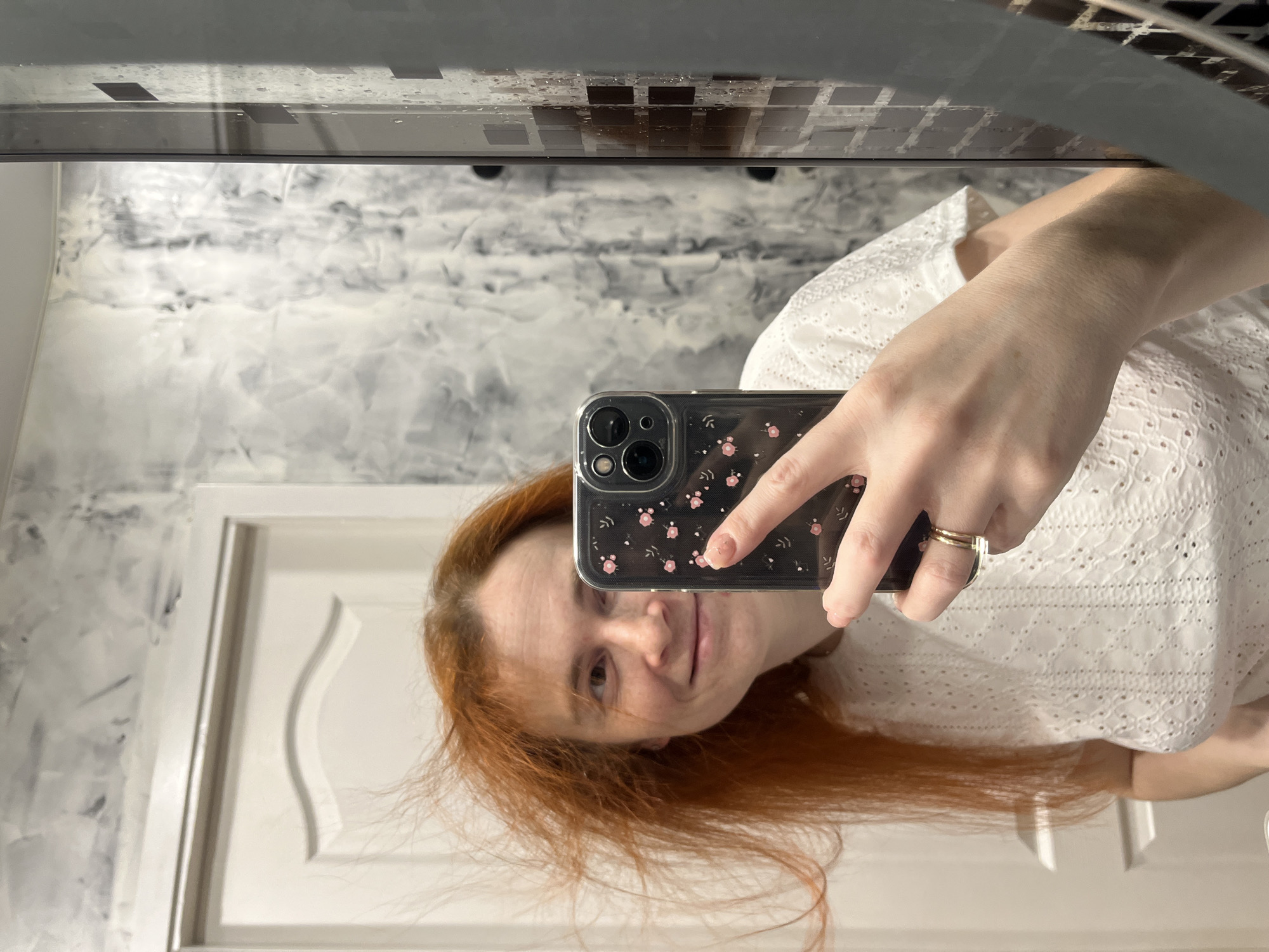 Series of selfies captured across Chaikovsky, Russia