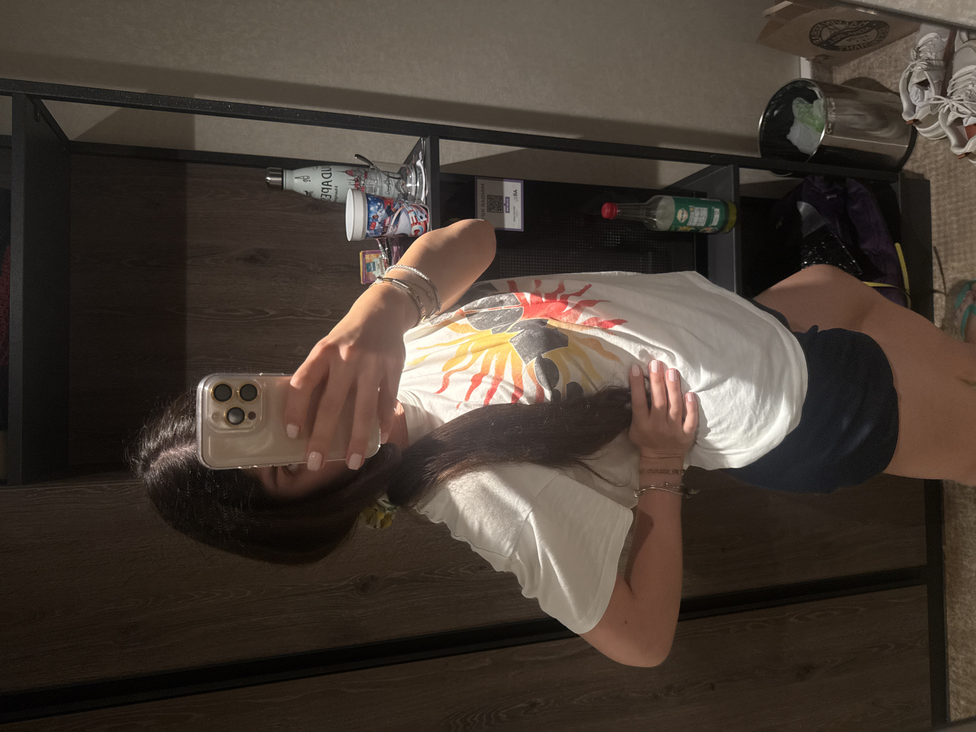 Hotel room selfies and Budapest streets after dark