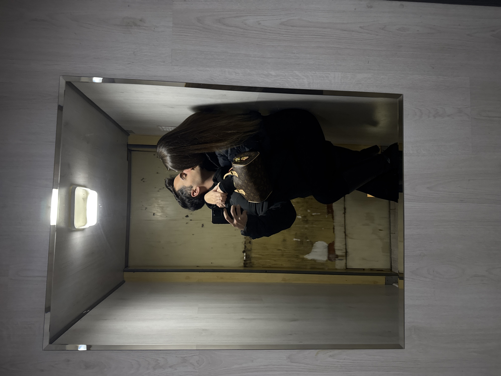 Couple takes mirror selfies across Sofia during morning outing