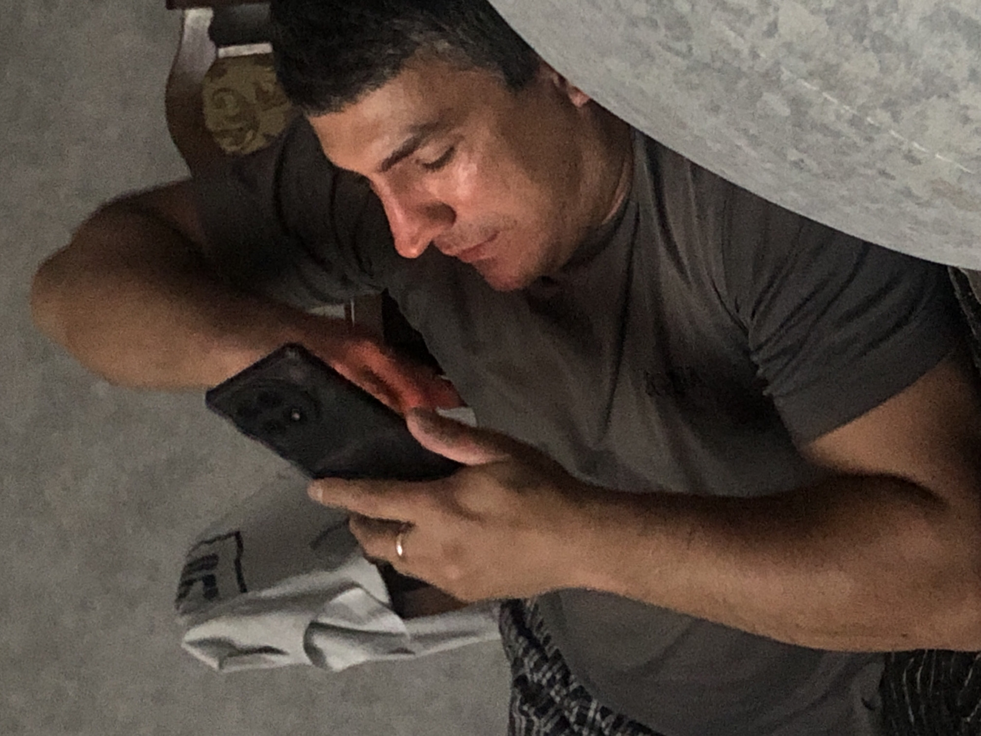 Chilling at home in Lokbatan with games and a phone