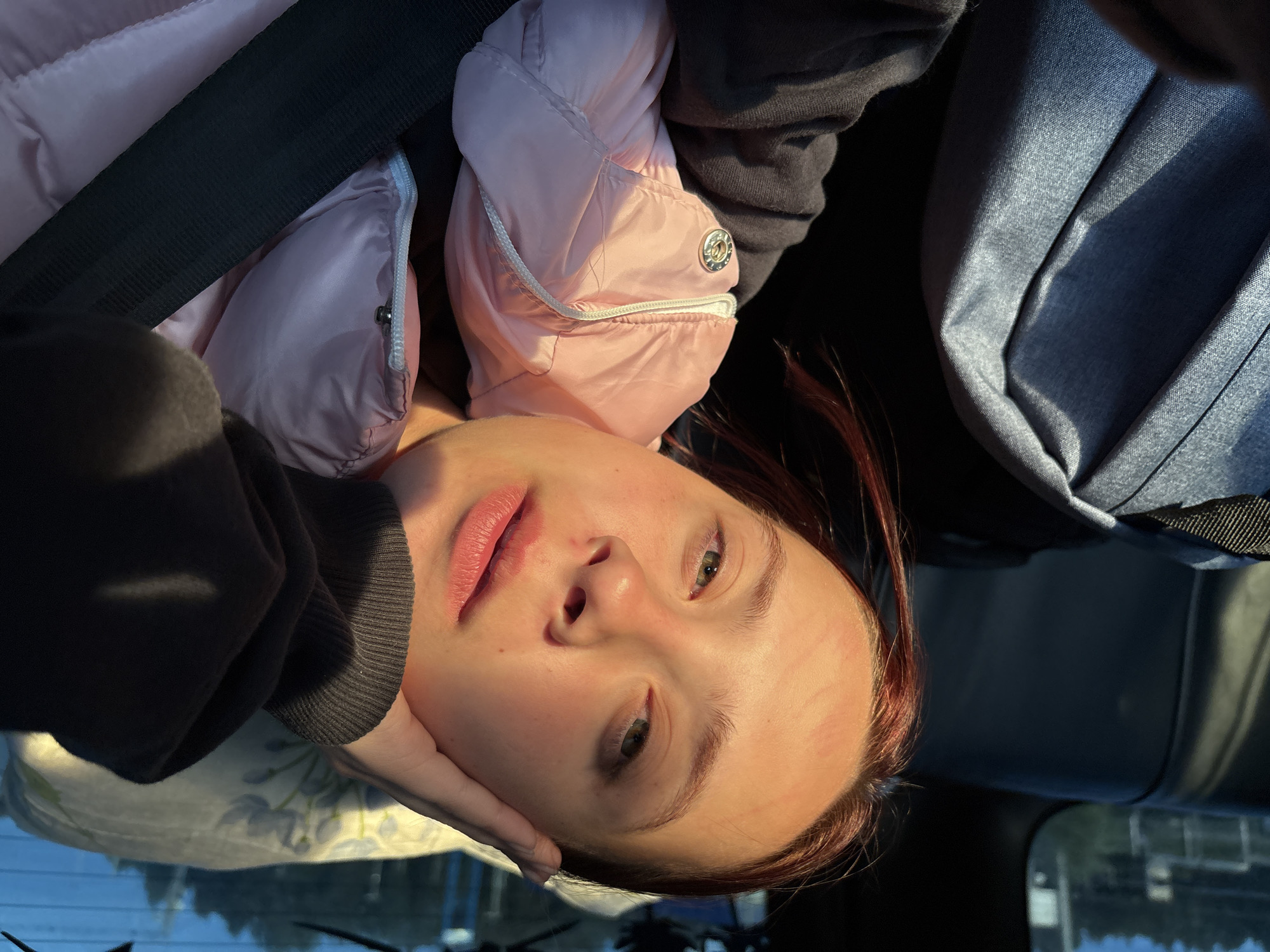 Woman observed during early morning travel in Прикамский, Russia