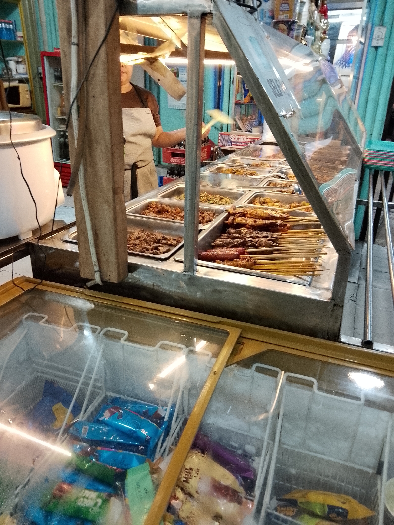 Nighttime street scenes captured across commercial Davao City districts