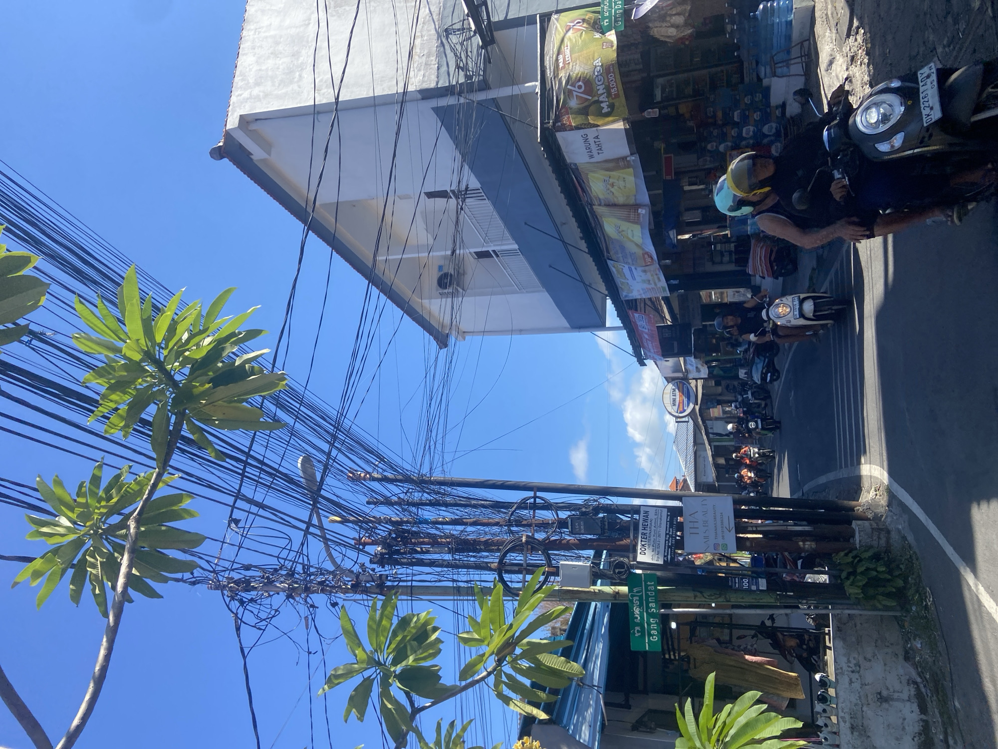 Morning street life documented in Kuta, Indonesia