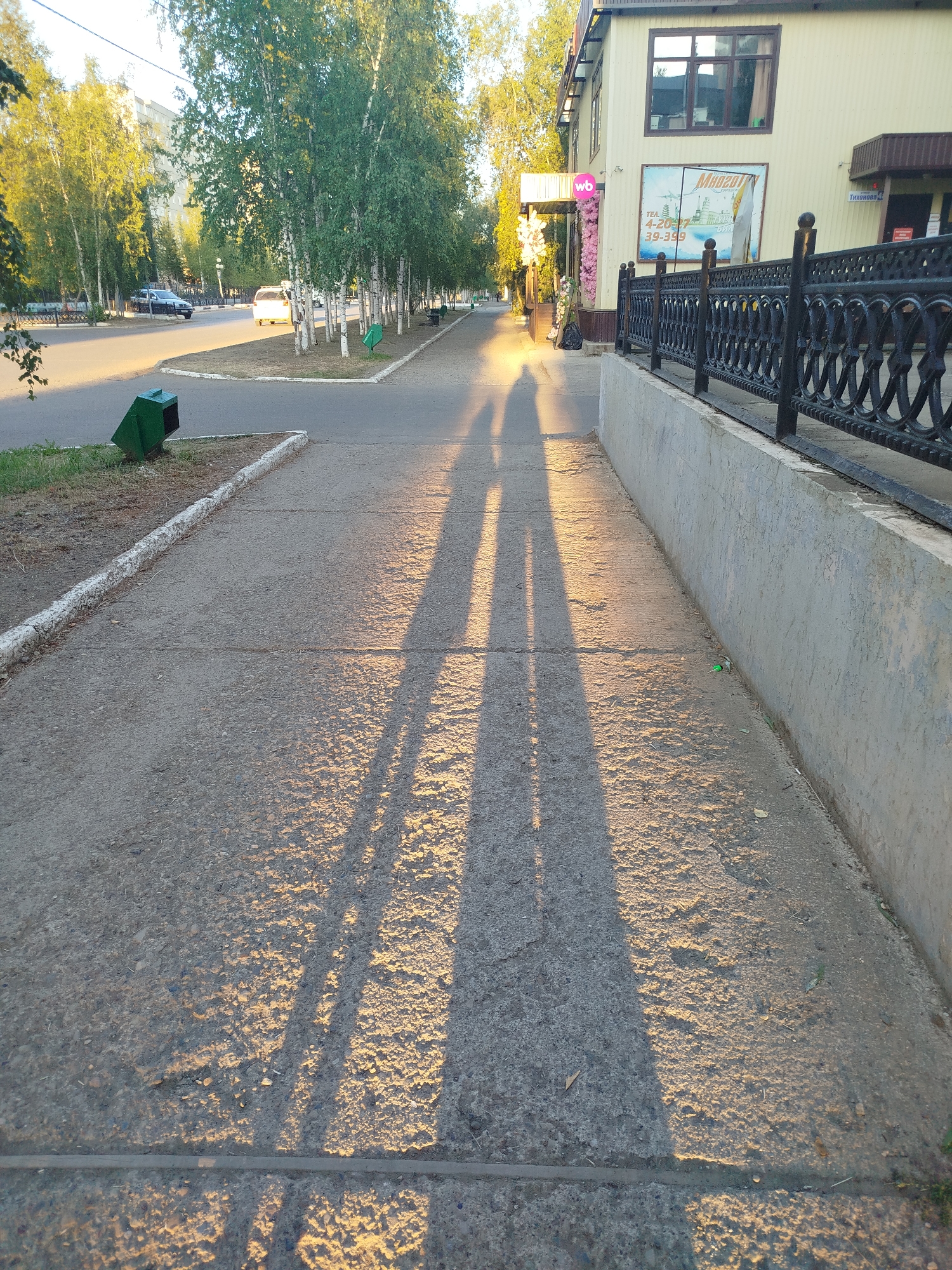 Street scenes and public art across central Mirny, Russia