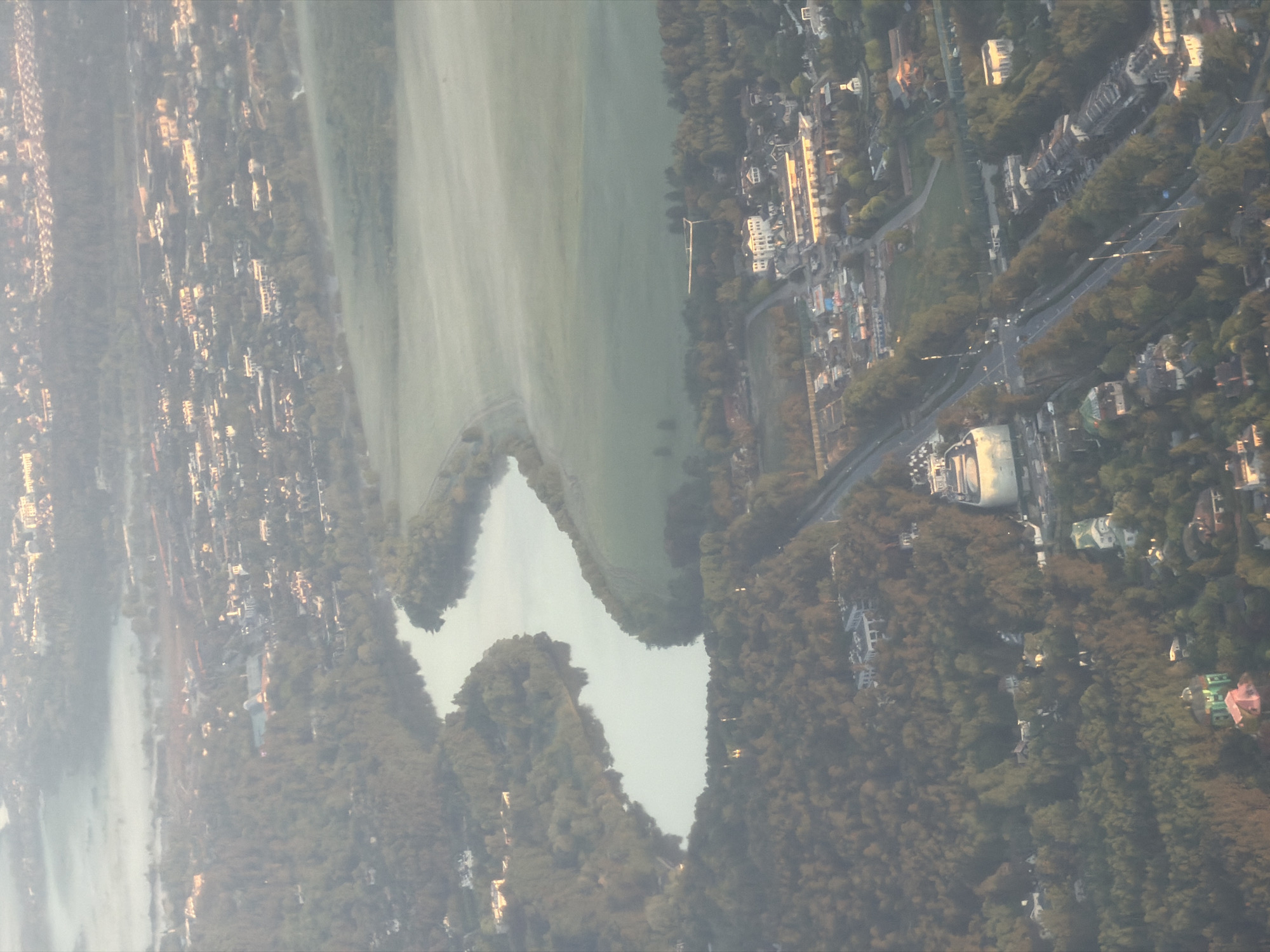 Turkish Airlines flight captures aerial view of Sosny, Russia