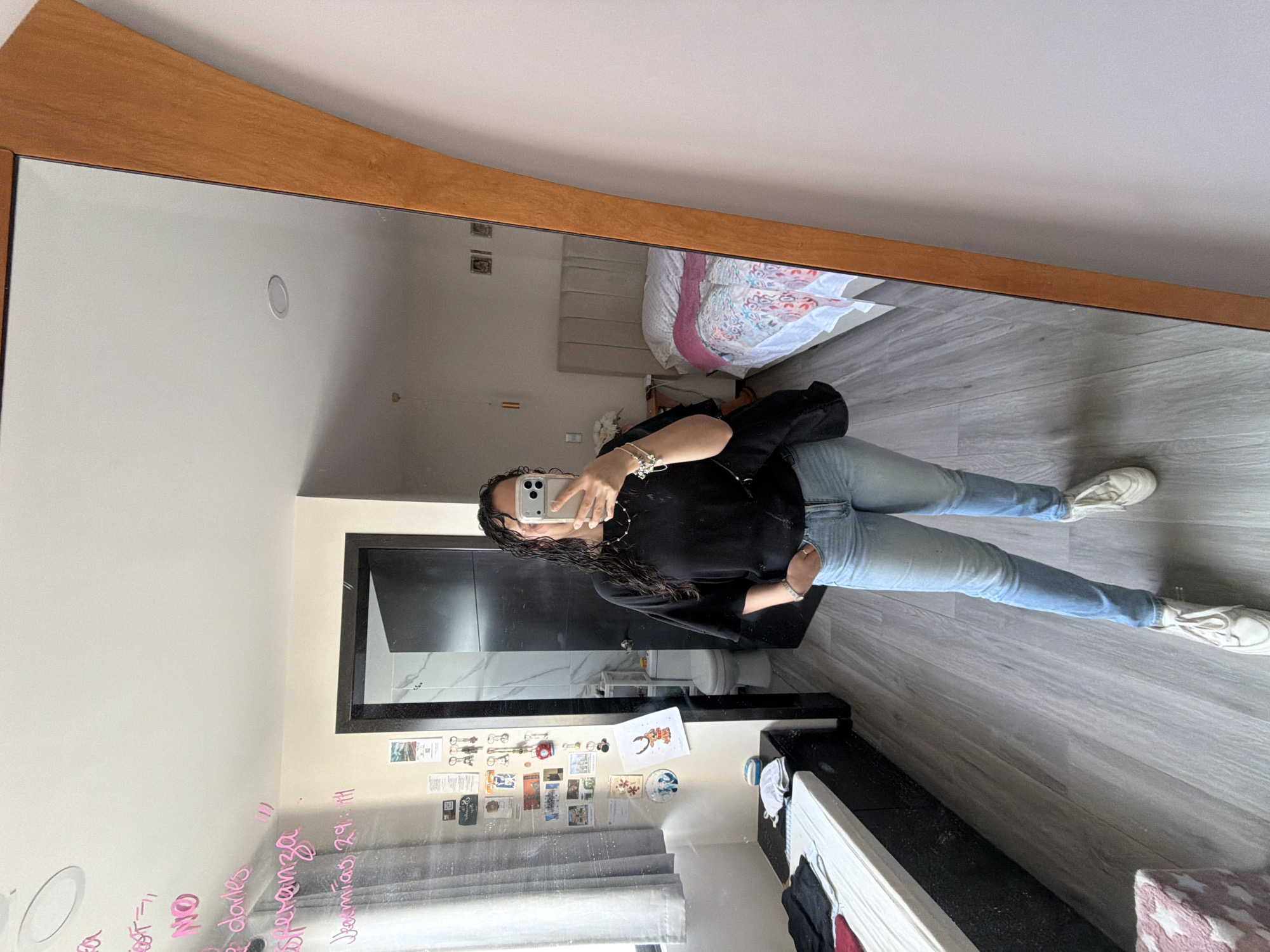 Mirror selfie taken in Santa Clara Ocoyucan, Mexico