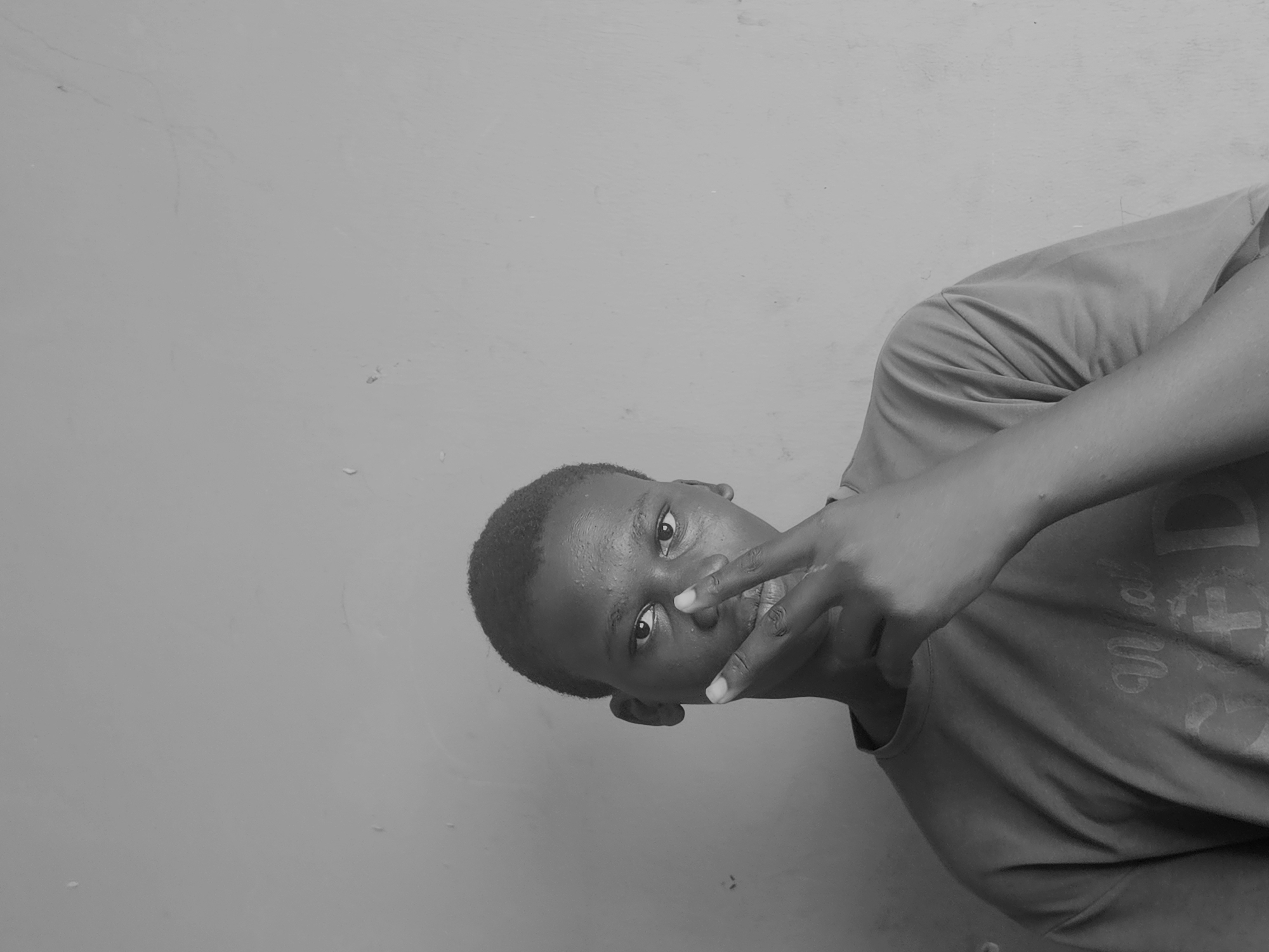 Black and white portrait session in Nsugpe, Nigeria