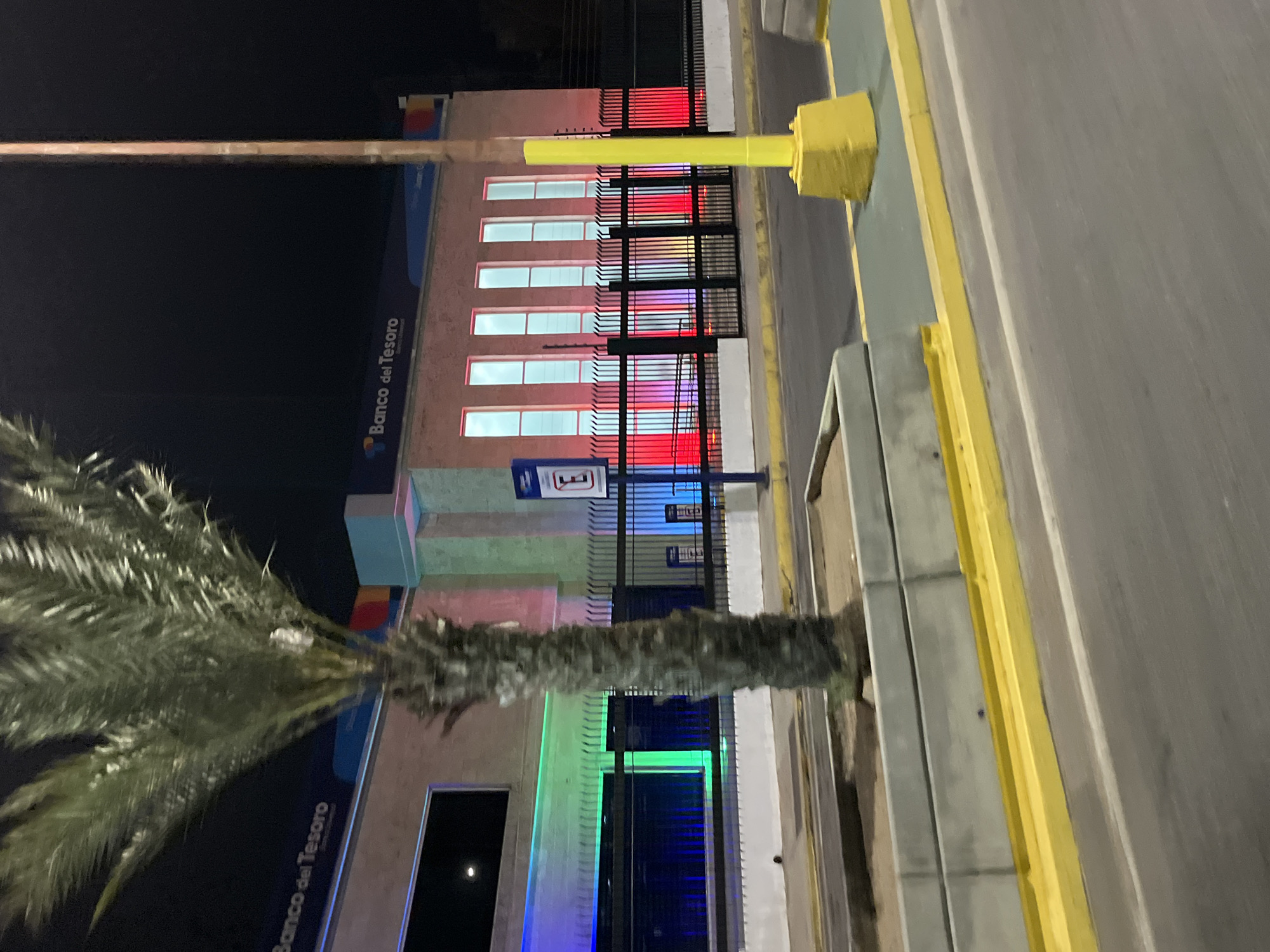 Nighttime tour captures illuminated Juan Griego landmarks and streets