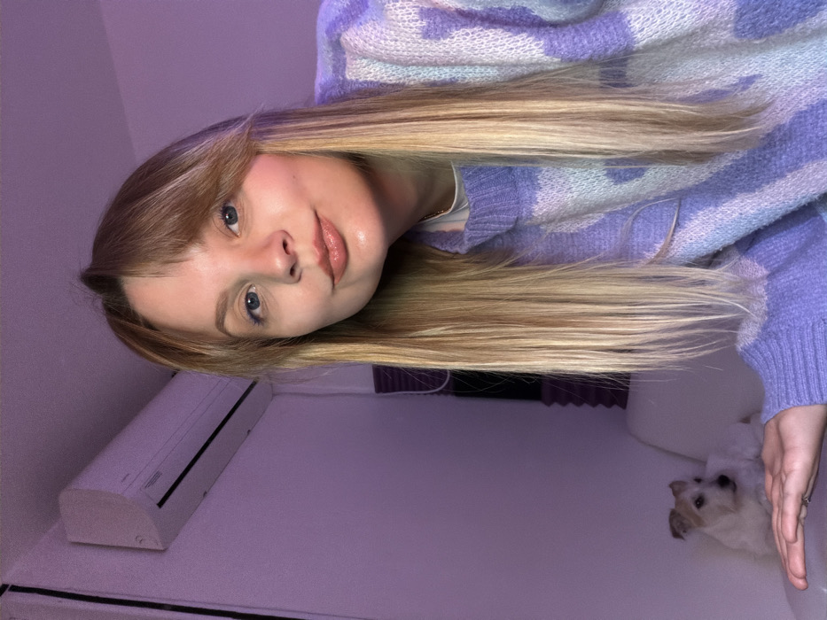 Portrait of young blonde woman captured in Tel Aviv