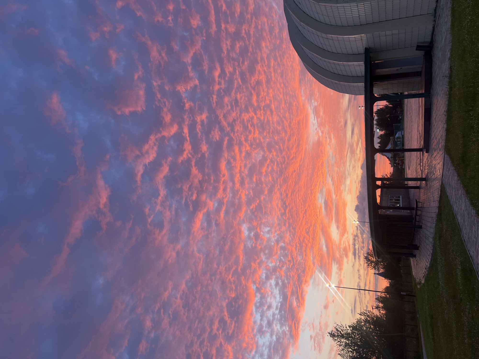 Striking sunset over a Gubakha park, captured from multiple angles