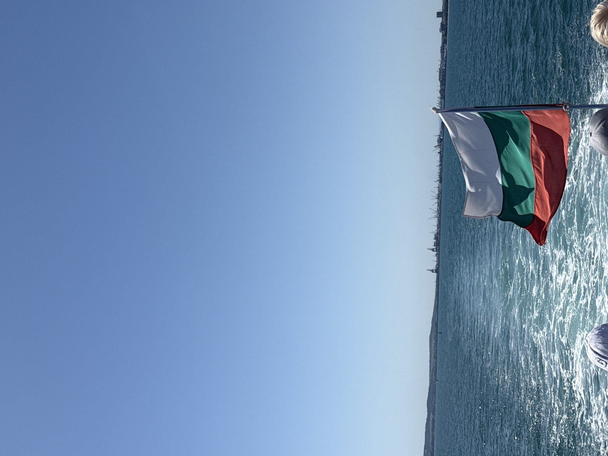 Cruising the Black Sea off the Burgas coast