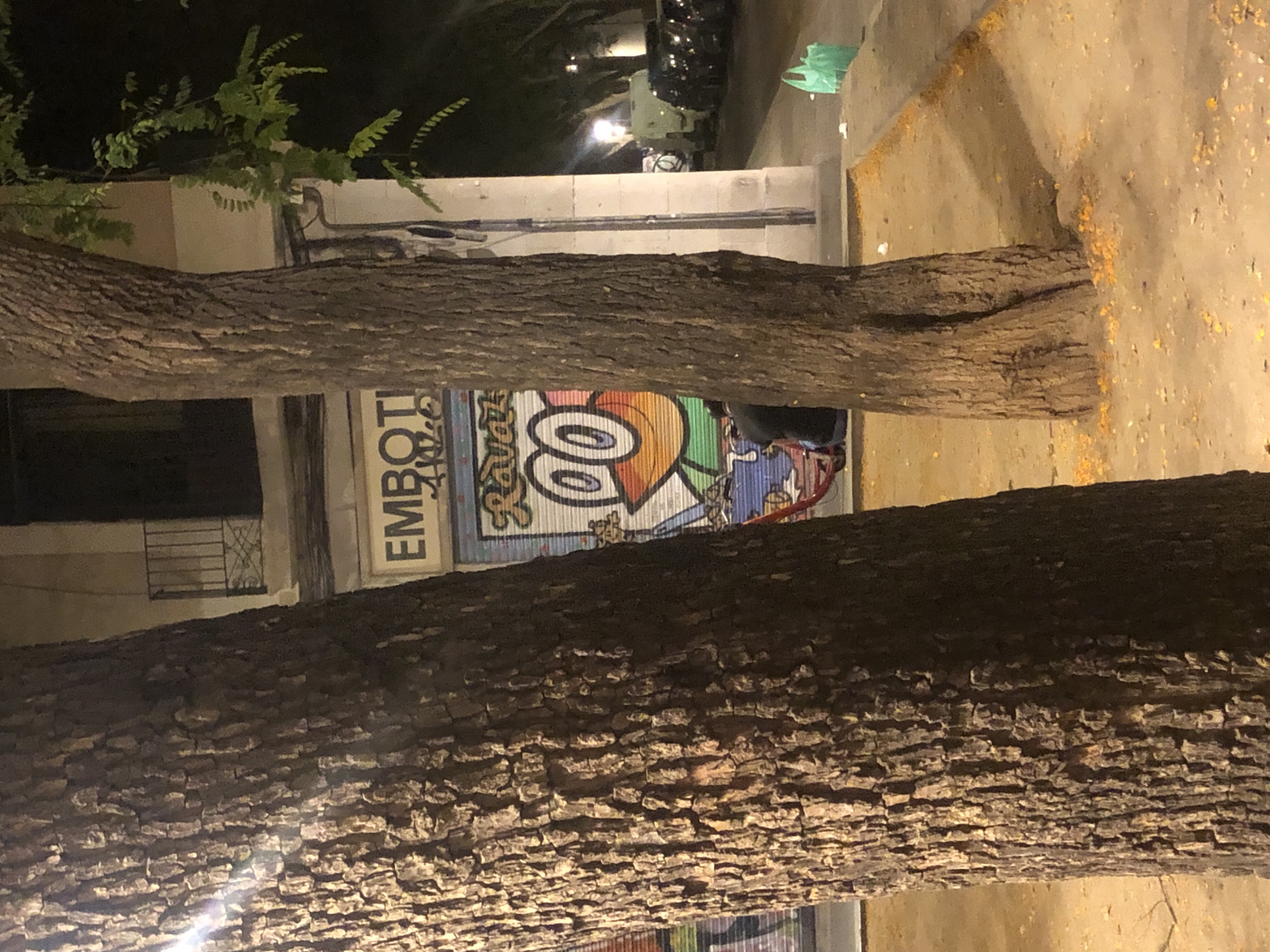 Late night exploration through Barcelona's graffiti and cafe scene