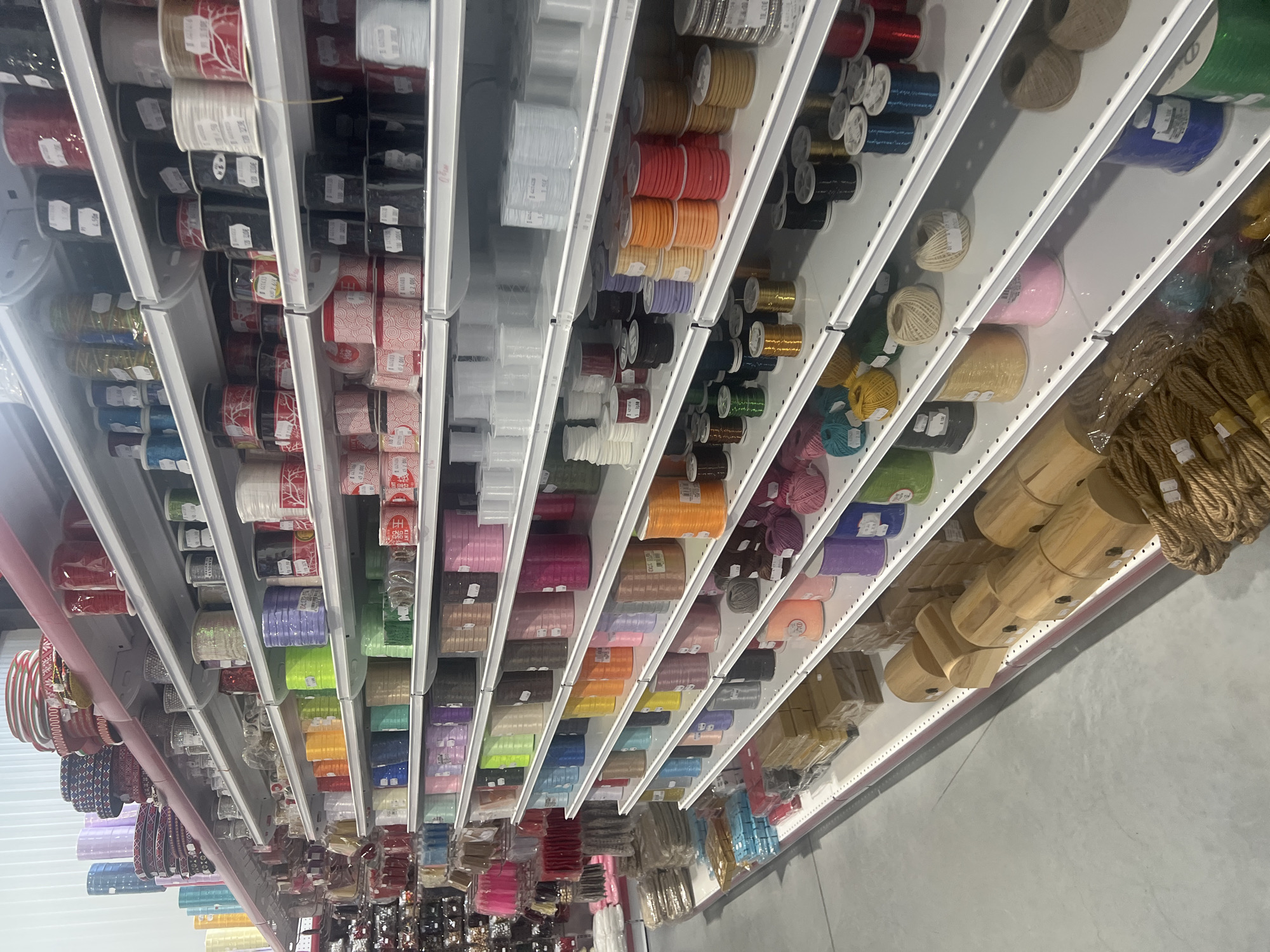 Craft store interior extensively documented in Burgas, Bulgaria