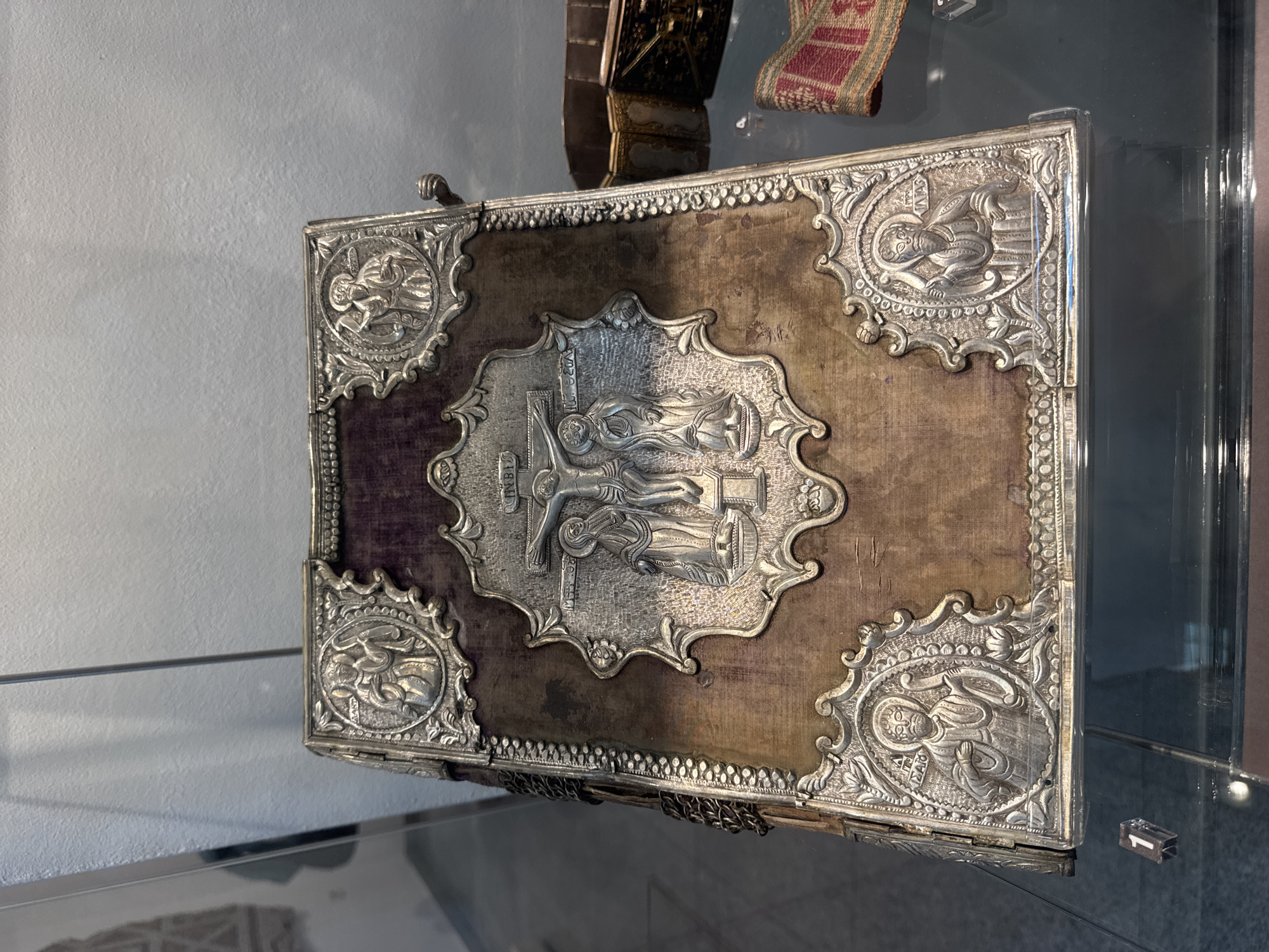 Visitor documents museum tour through historic Plovdiv cultural sites