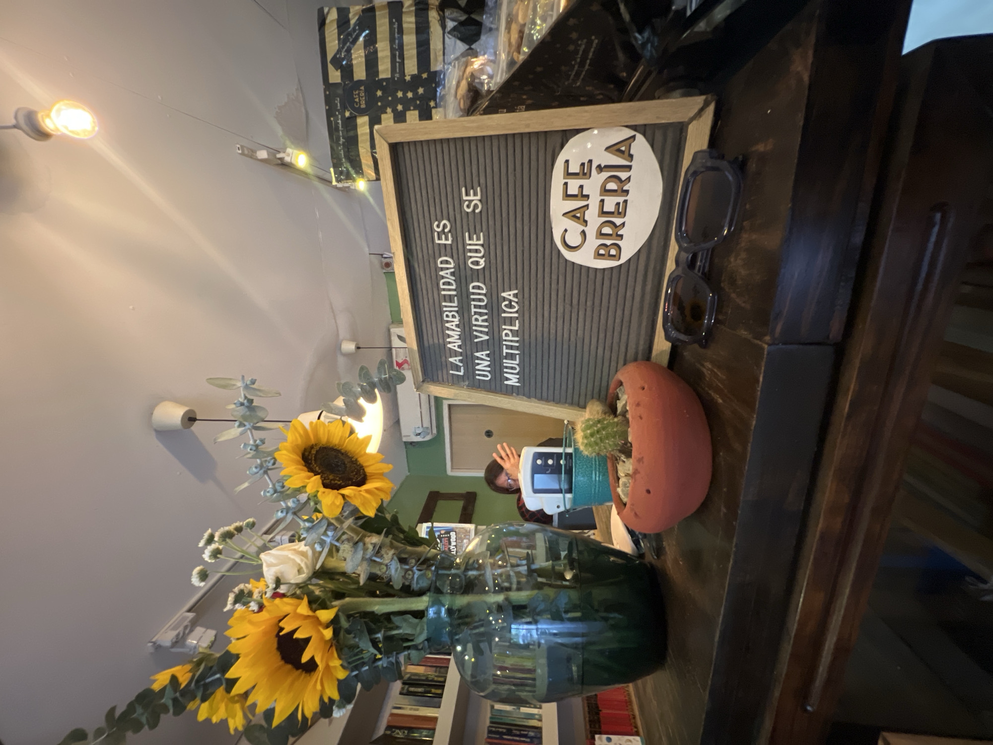 Inside a bookish, pop-culture-themed café in Maracay