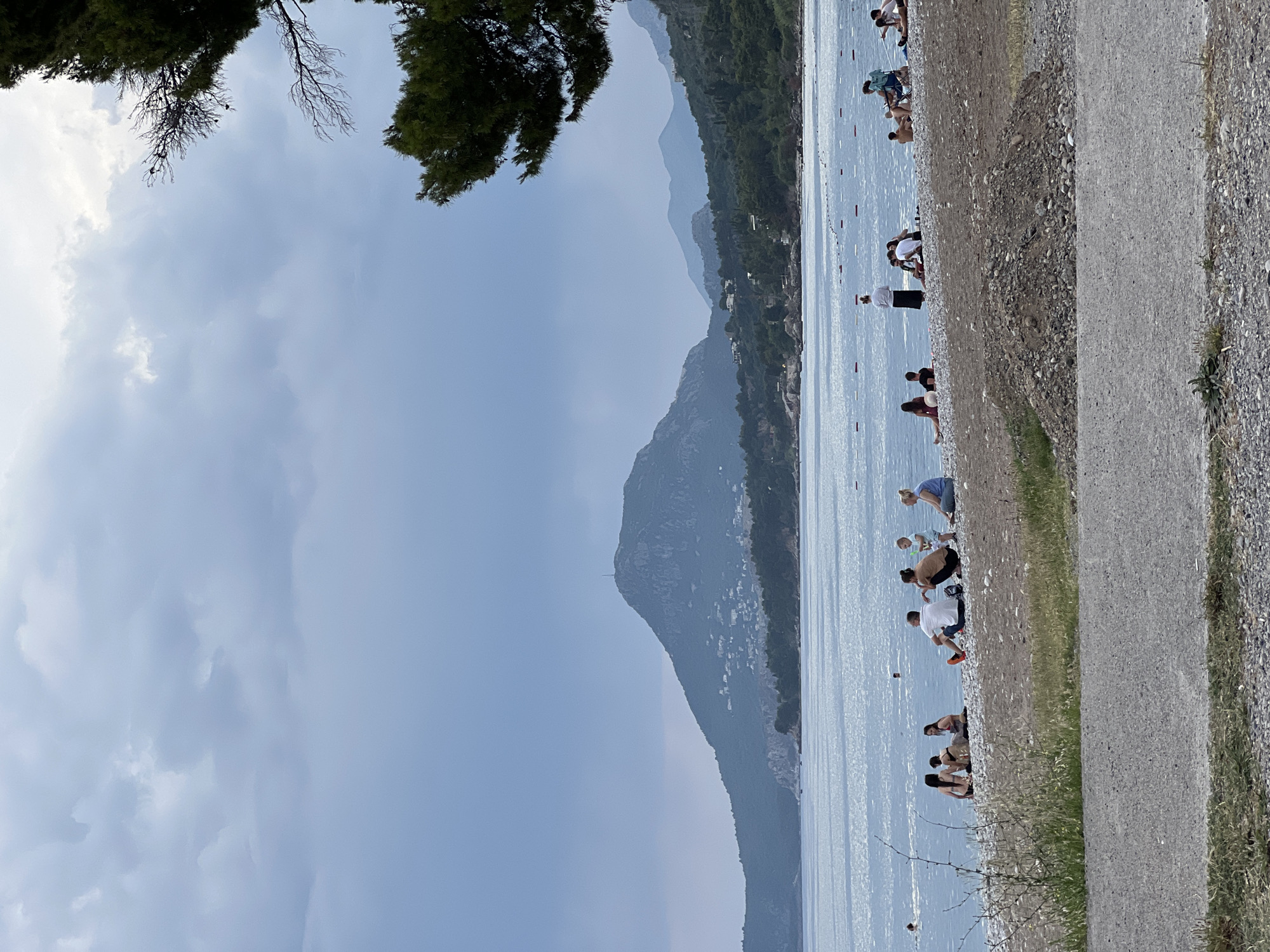 Summer afternoon life documented along Montenegro's Adriatic coast