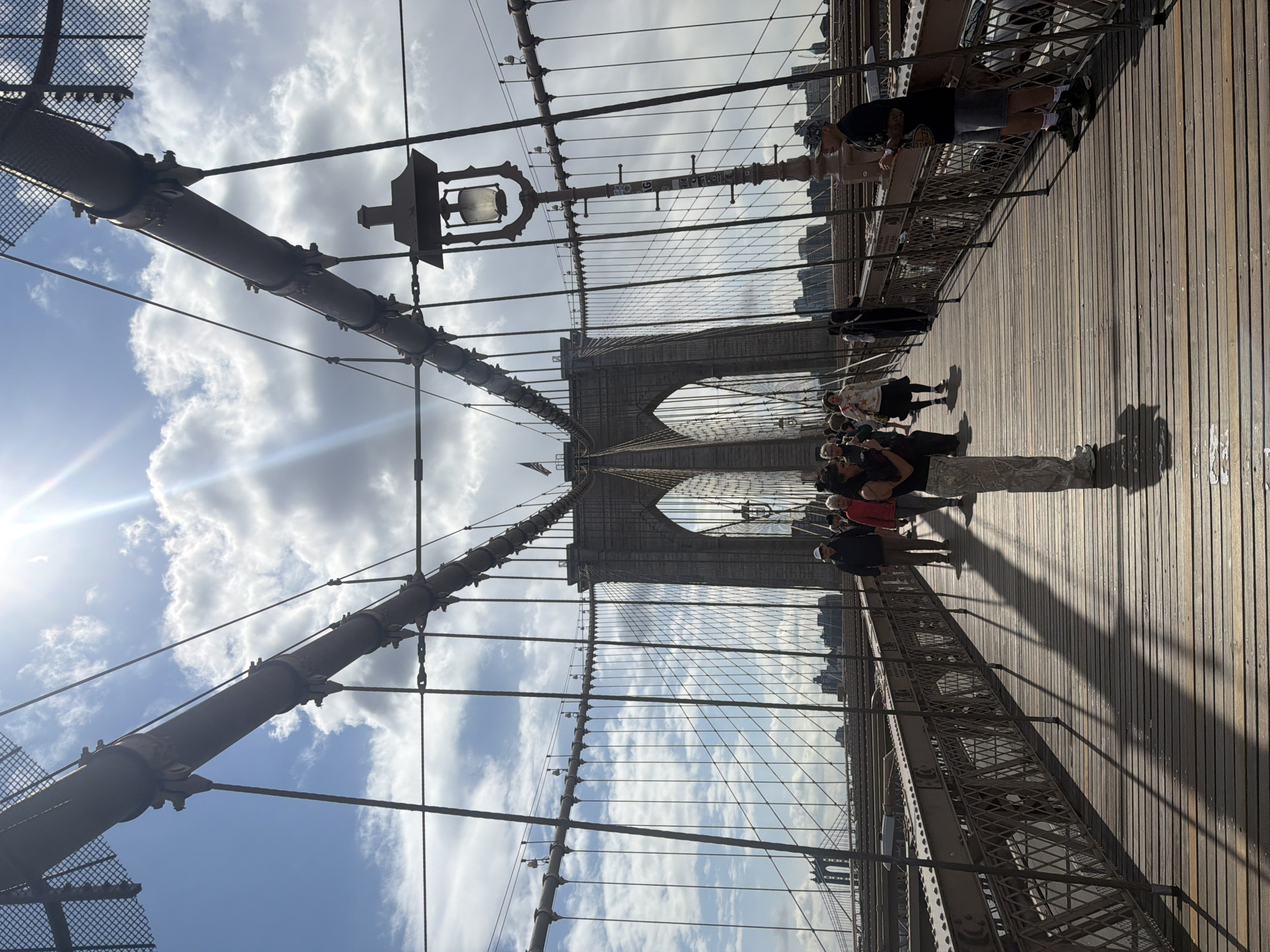 Two simultaneous observations recorded in lower Manhattan