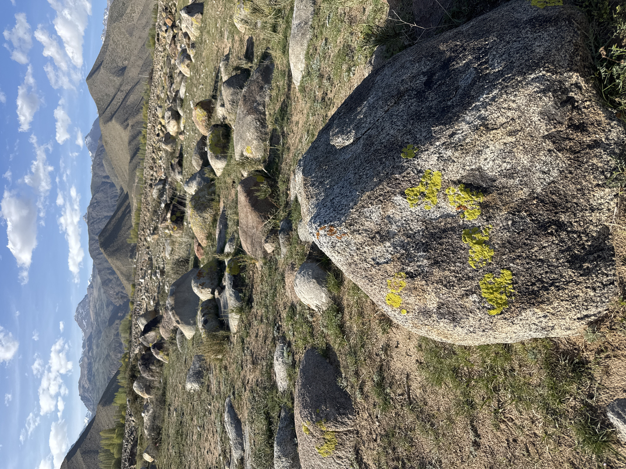 Spring scenes documented in Çolpon-Ata, Kyrgyzstan landscape and architecture