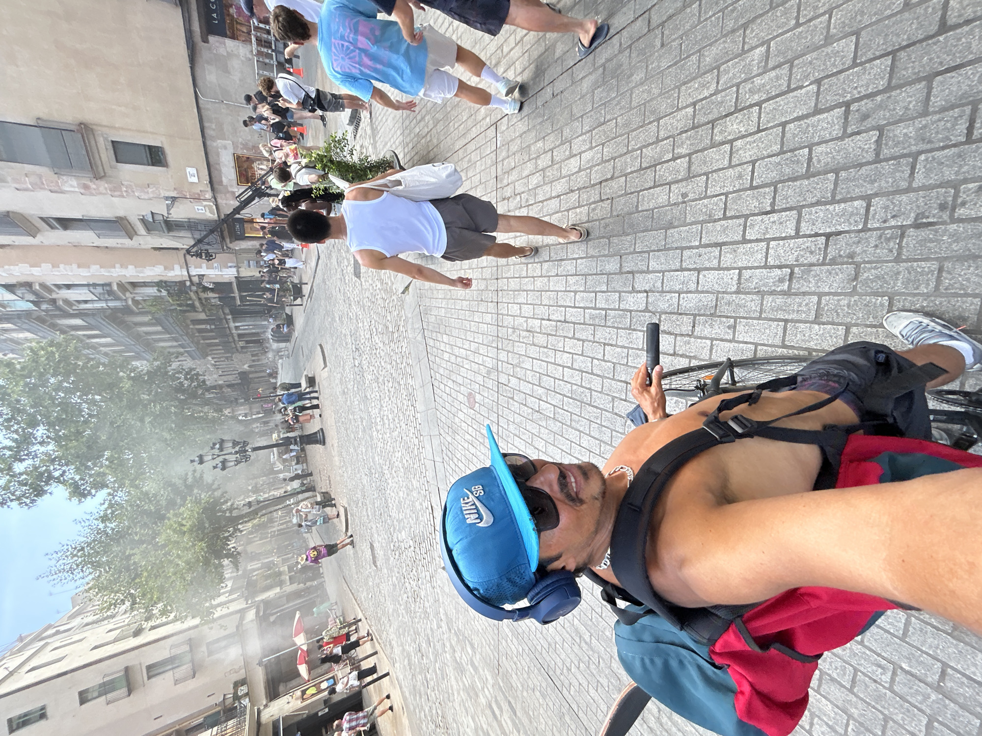 Period film shoot takes over Barcelona's Gothic Quarter streets