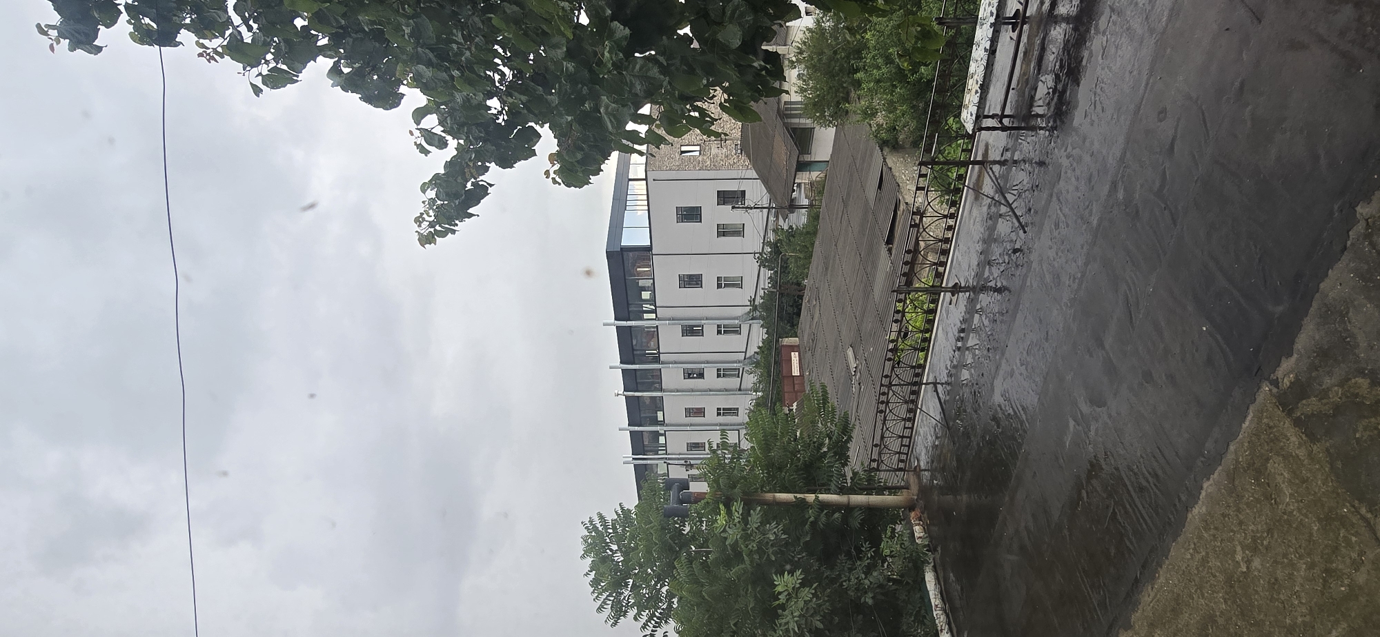 Quiet morning inside a Makhachkala apartment, indoors and out