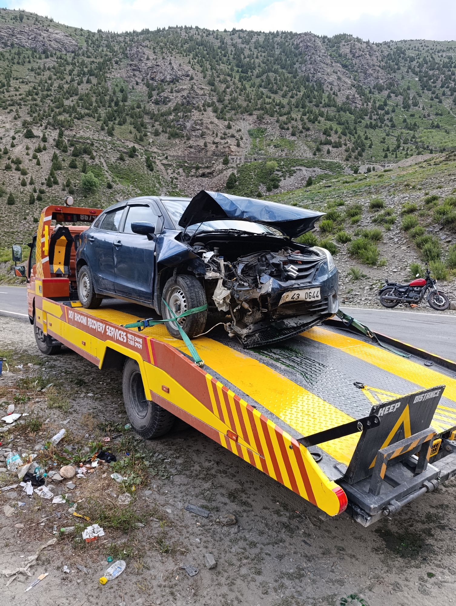 Horses, mountain roads, and a crash recovery in Kead