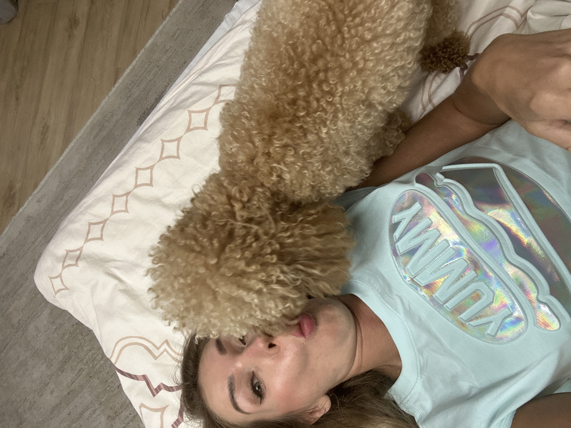 Woman and poodle's daily life documented in Armavir