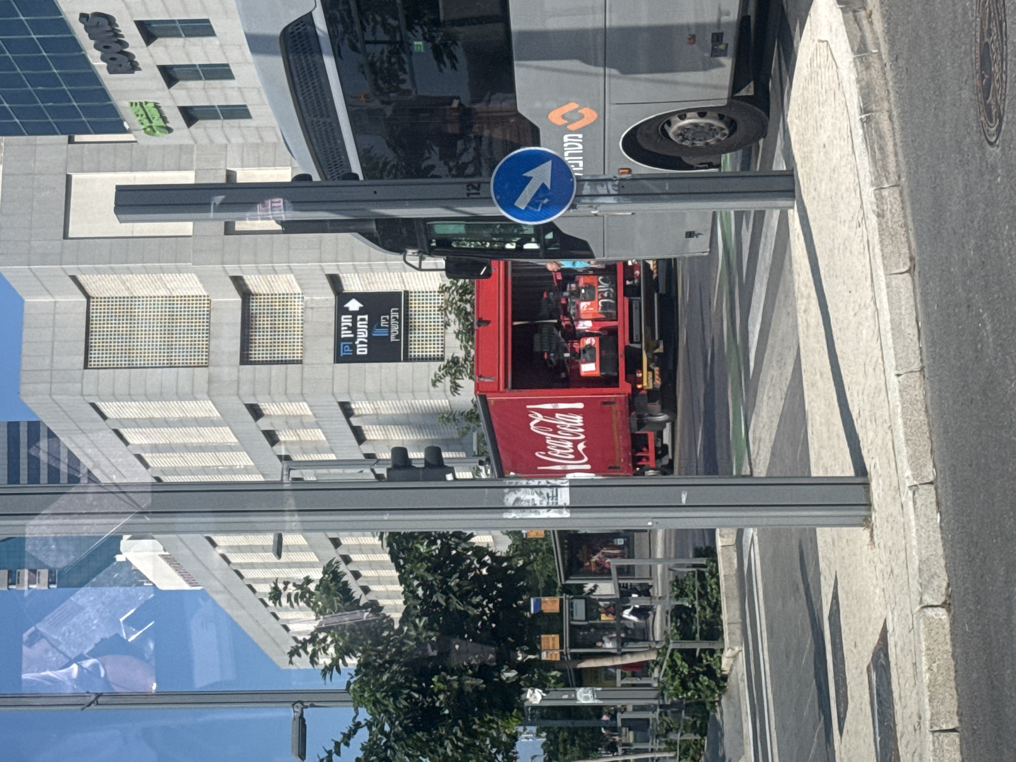 Morning street life around central Tel Aviv, July 2026