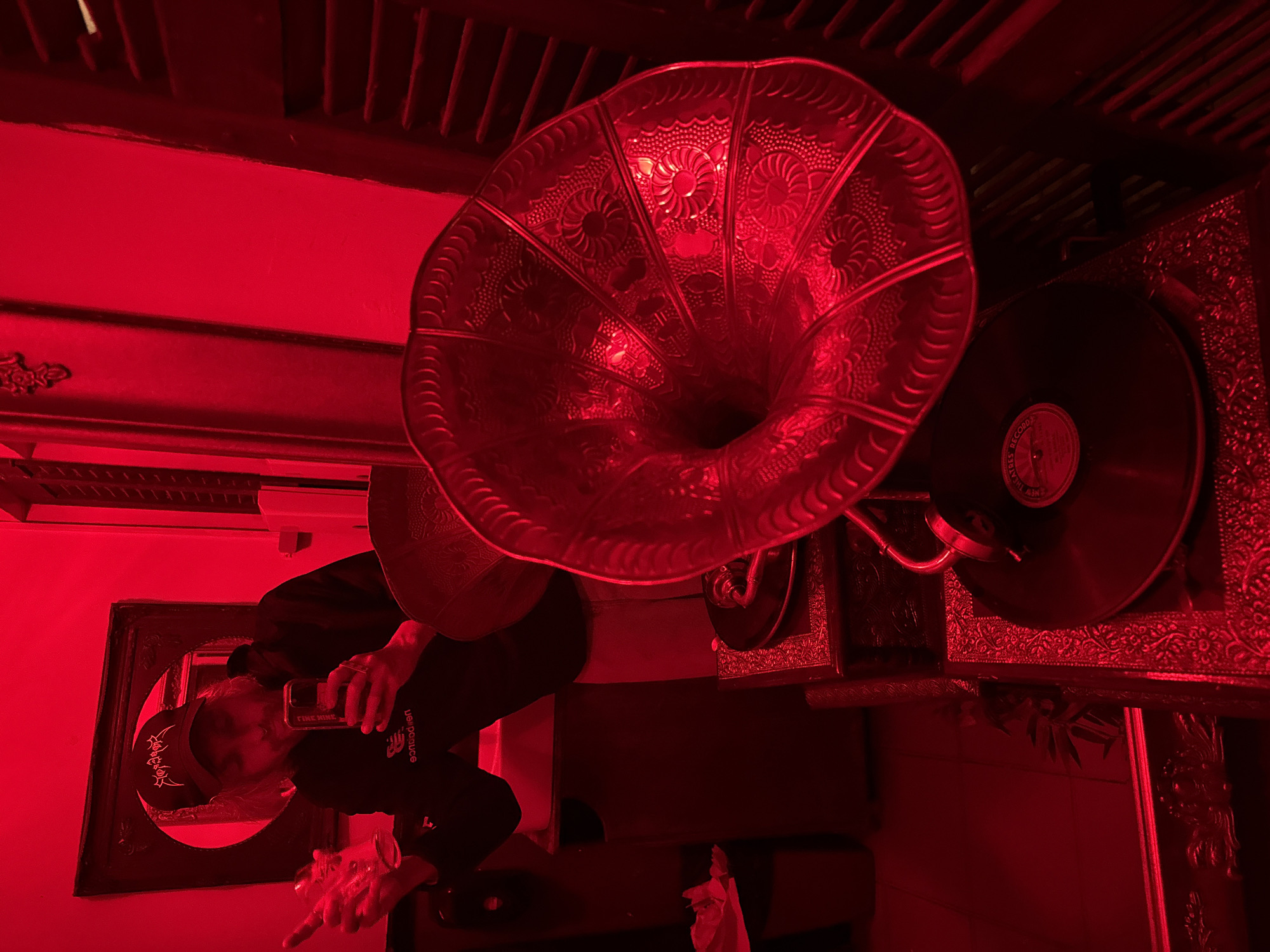 Evening bar scene documented in Tel Aviv nightlife venue