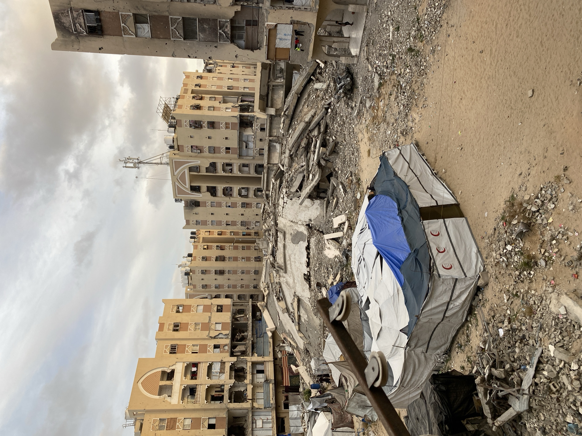 Witness documents destruction, displacement scenes in Khan Yunis